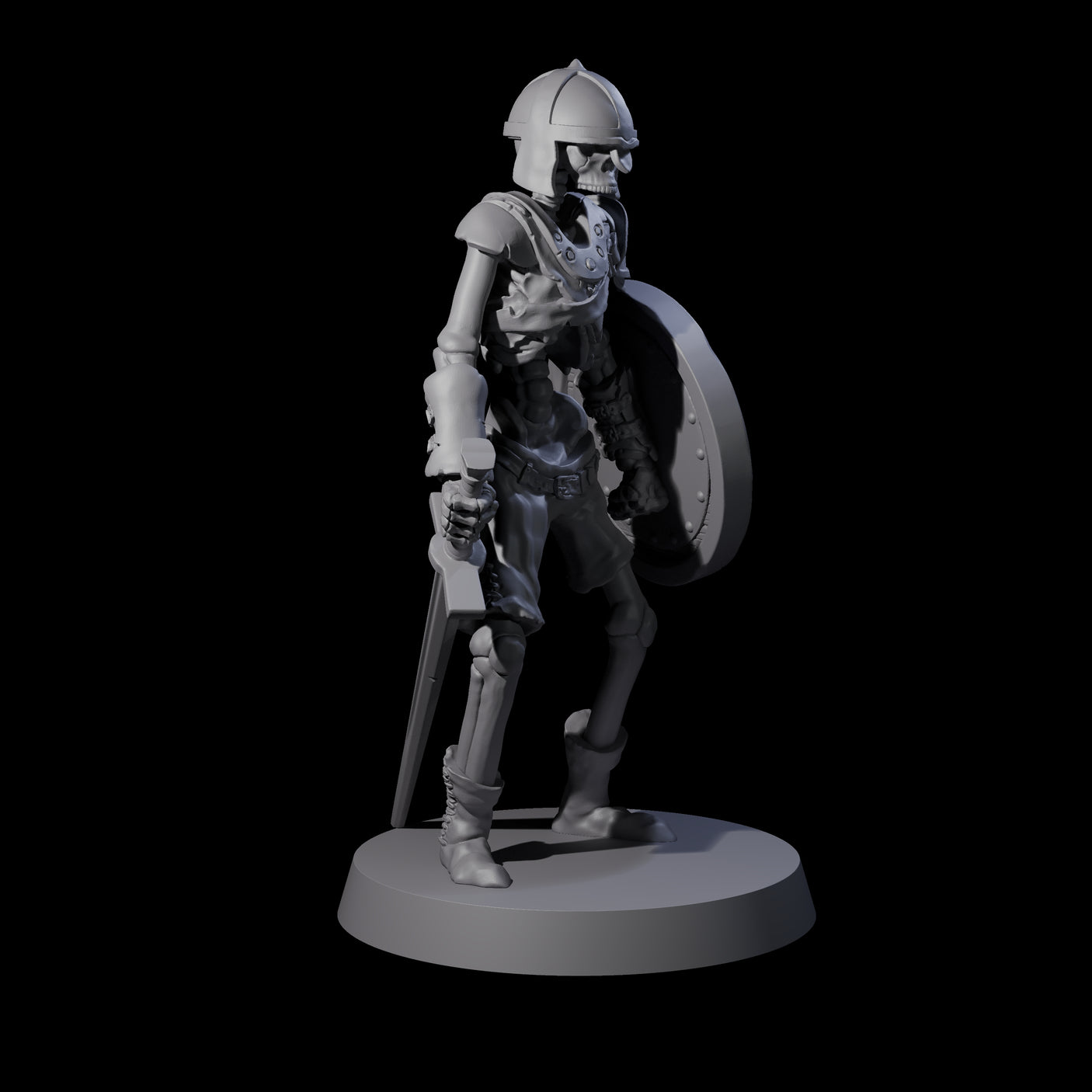 Static Skeleton Miniature for Dungeons and Dragons, Pathfinder or other TTRPGs