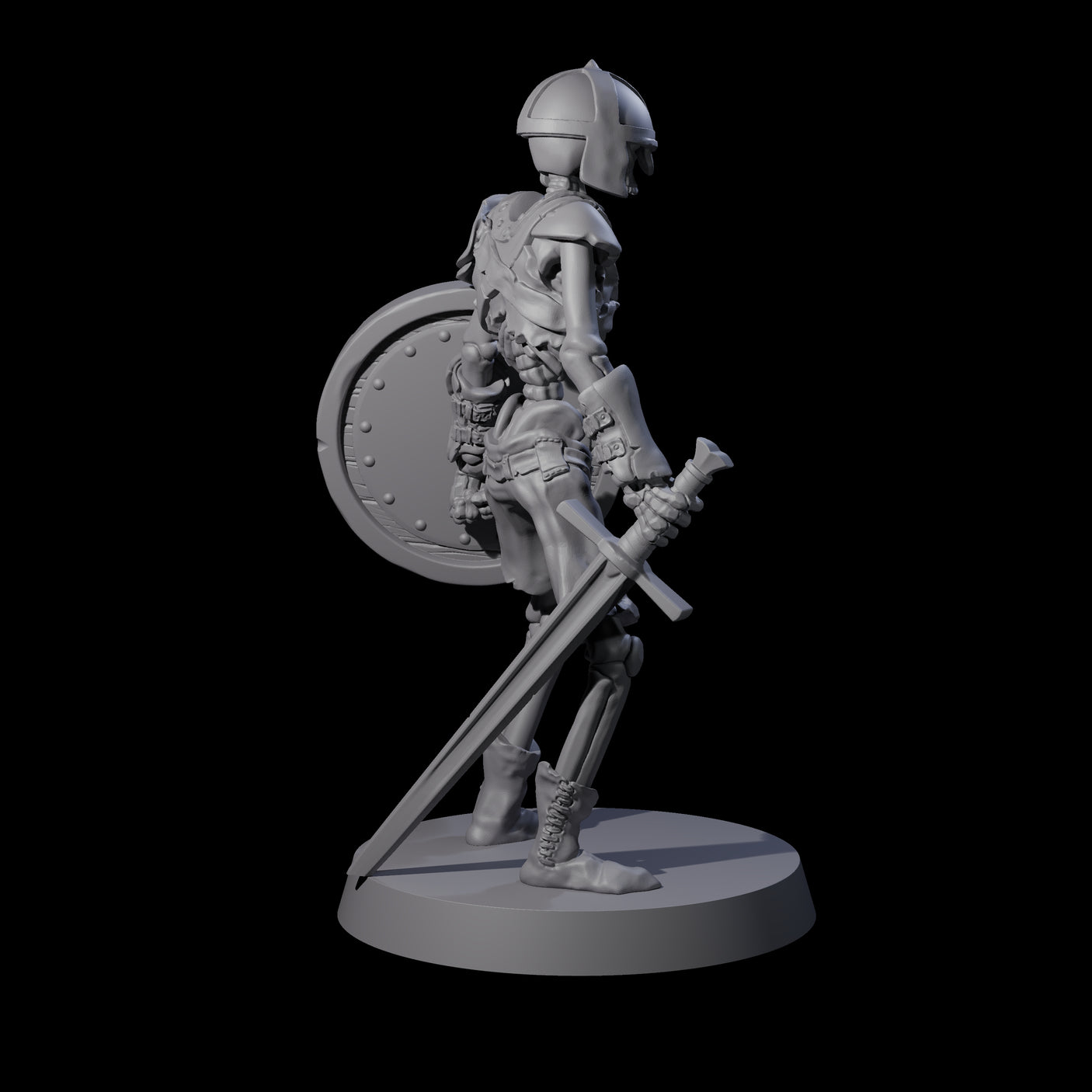 Static Skeleton Miniature for Dungeons and Dragons, Pathfinder or other TTRPGs