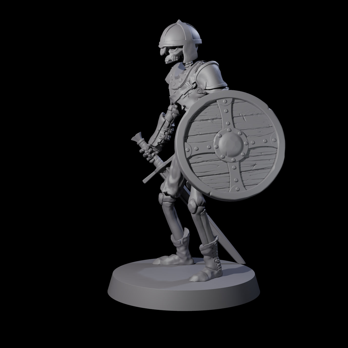 Static Skeleton Miniature for Dungeons and Dragons, Pathfinder or other TTRPGs