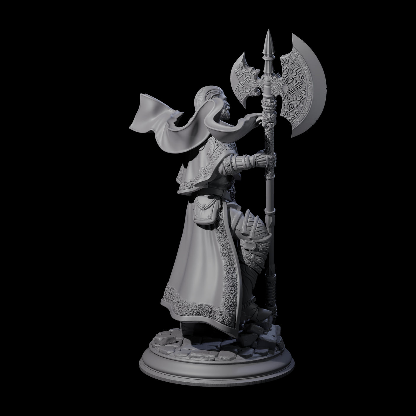 Steadfast Champion Miniature for Dungeons and Dragons, Pathfinder or other TTRPGs