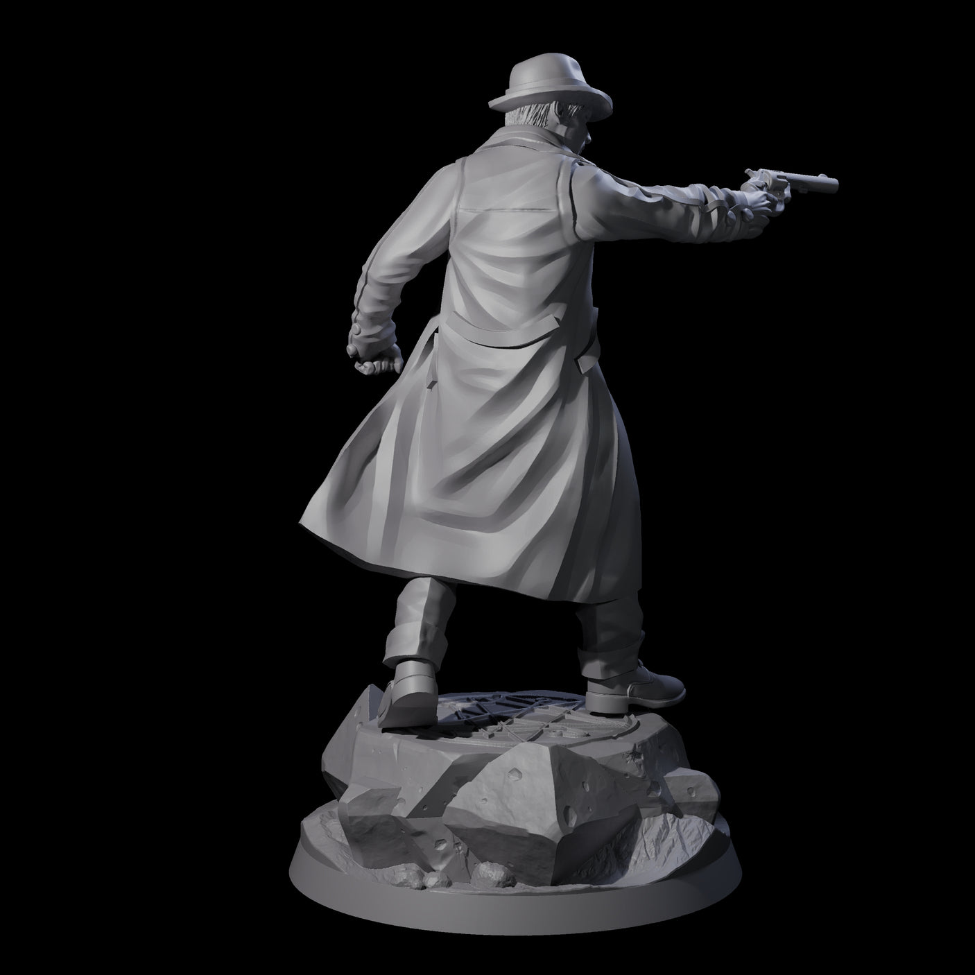 Steely Human Investigator Miniature for Dungeons and Dragons, Pathfinder or other TTRPGs