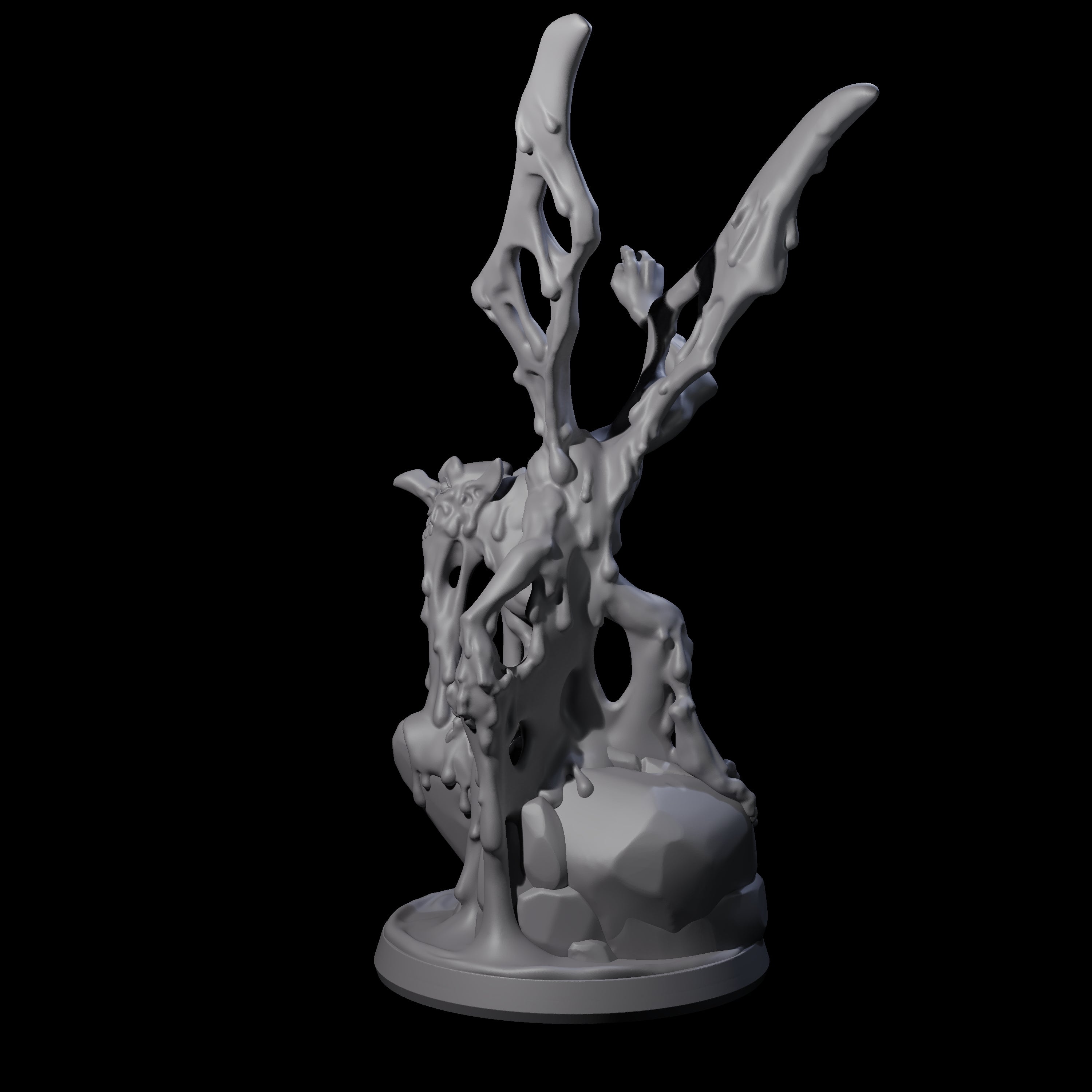Sticky Mud Mephit Miniature for Dungeons and Dragons, Pathfinder or other TTRPGs