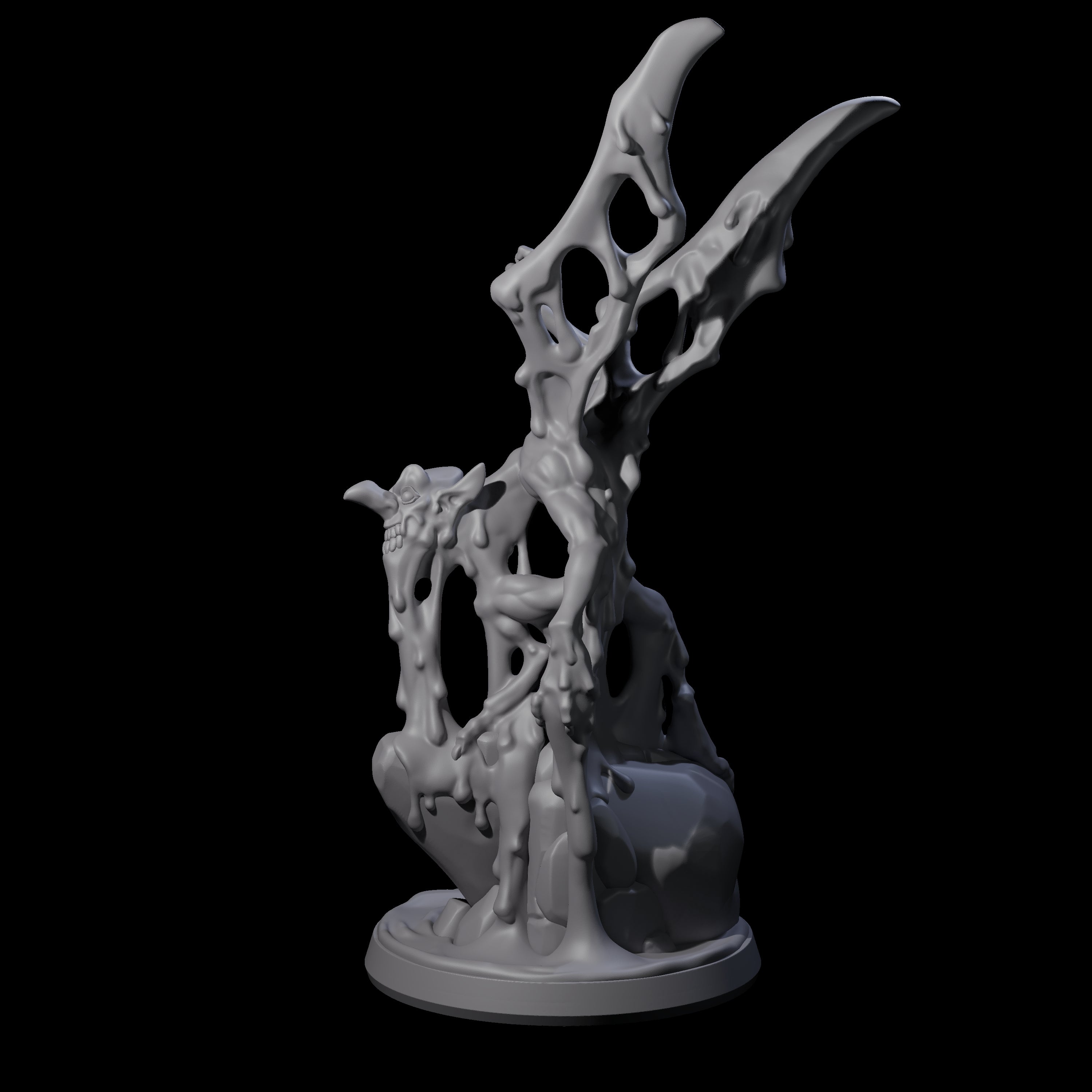 Sticky Mud Mephit Miniature for Dungeons and Dragons, Pathfinder or other TTRPGs