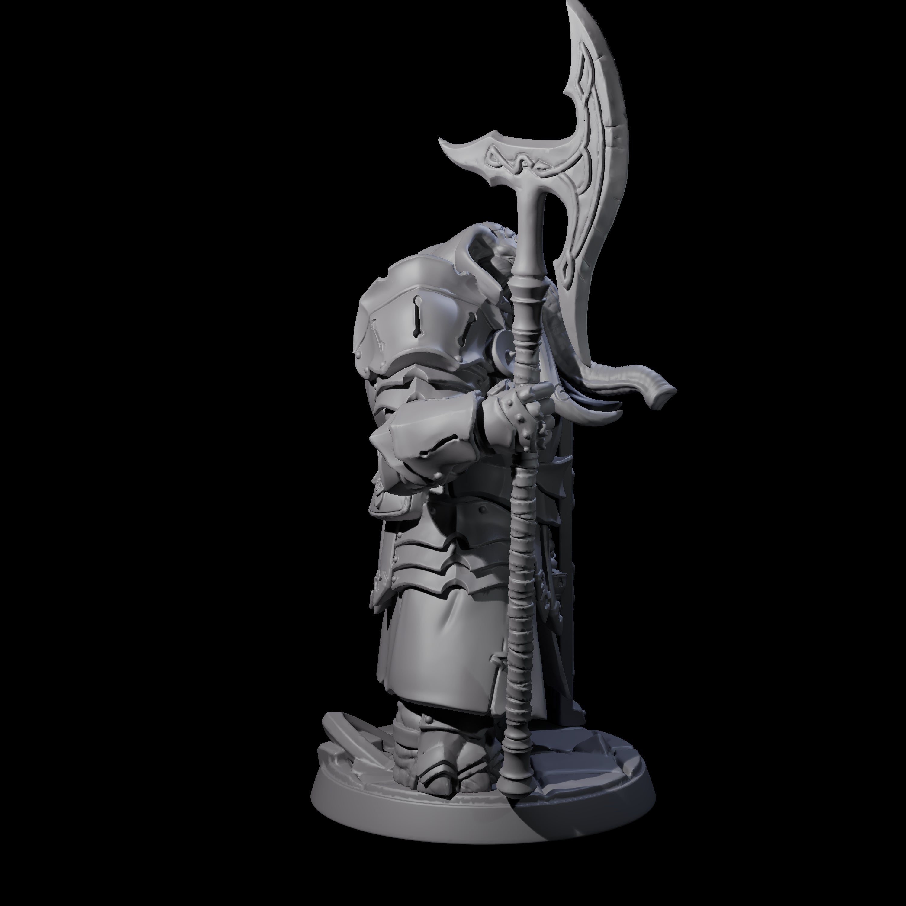 Stoic Loxodon Guard A Miniature for Dungeons and Dragons, Pathfinder or other TTRPGs