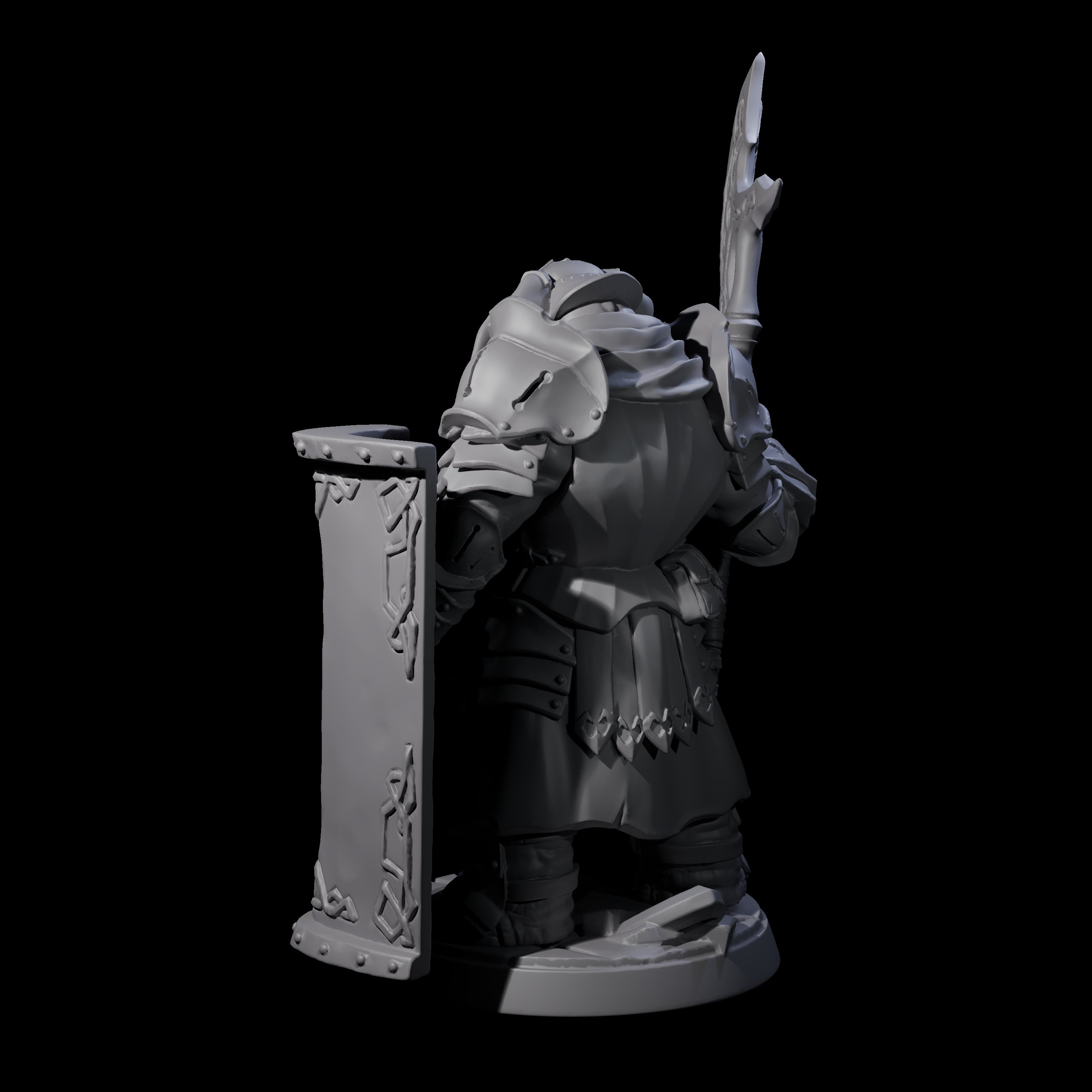 Stoic Loxodon Guard A Miniature for Dungeons and Dragons, Pathfinder or other TTRPGs