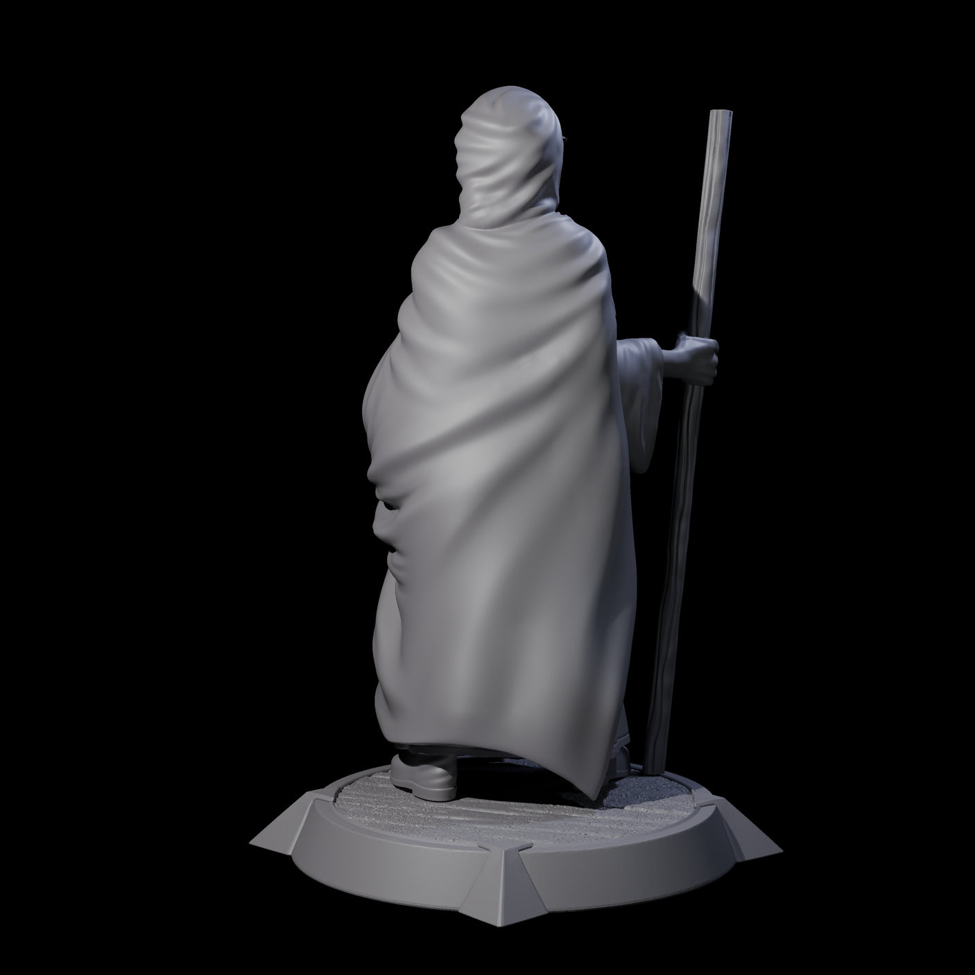 Stoic Wise Man Miniature for Dungeons and Dragons, Pathfinder or other TTRPGs