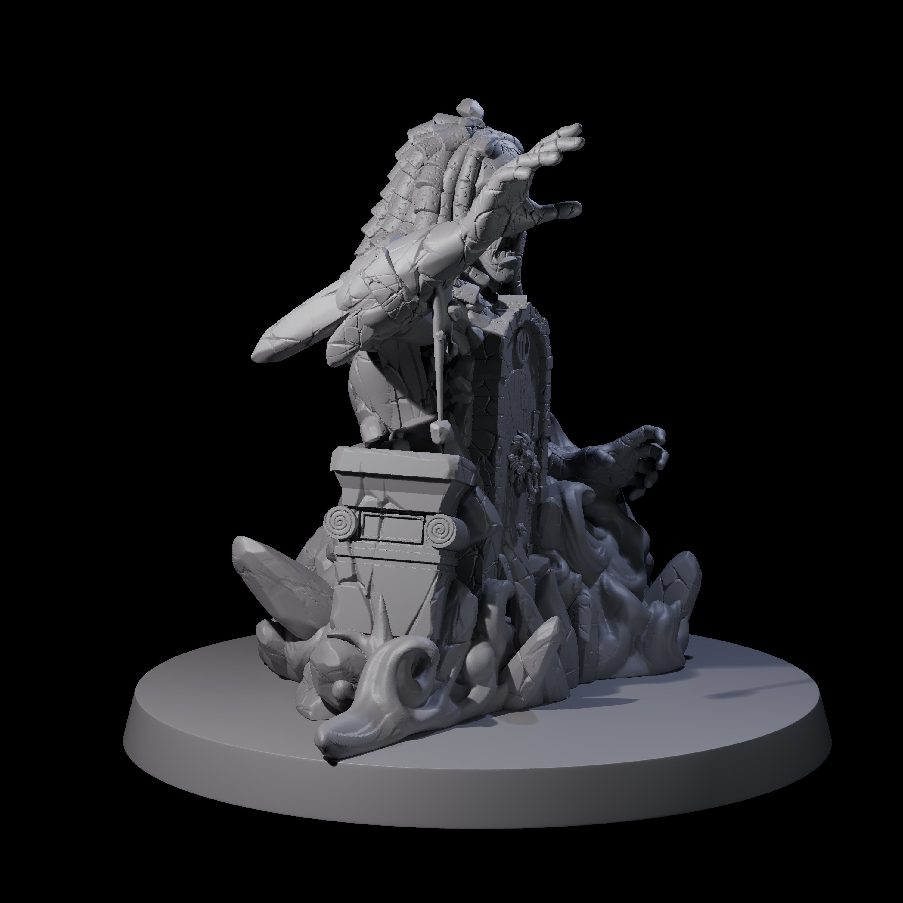 Stony Animated Statue A Miniature for Dungeons and Dragons, Pathfinder or other TTRPGs