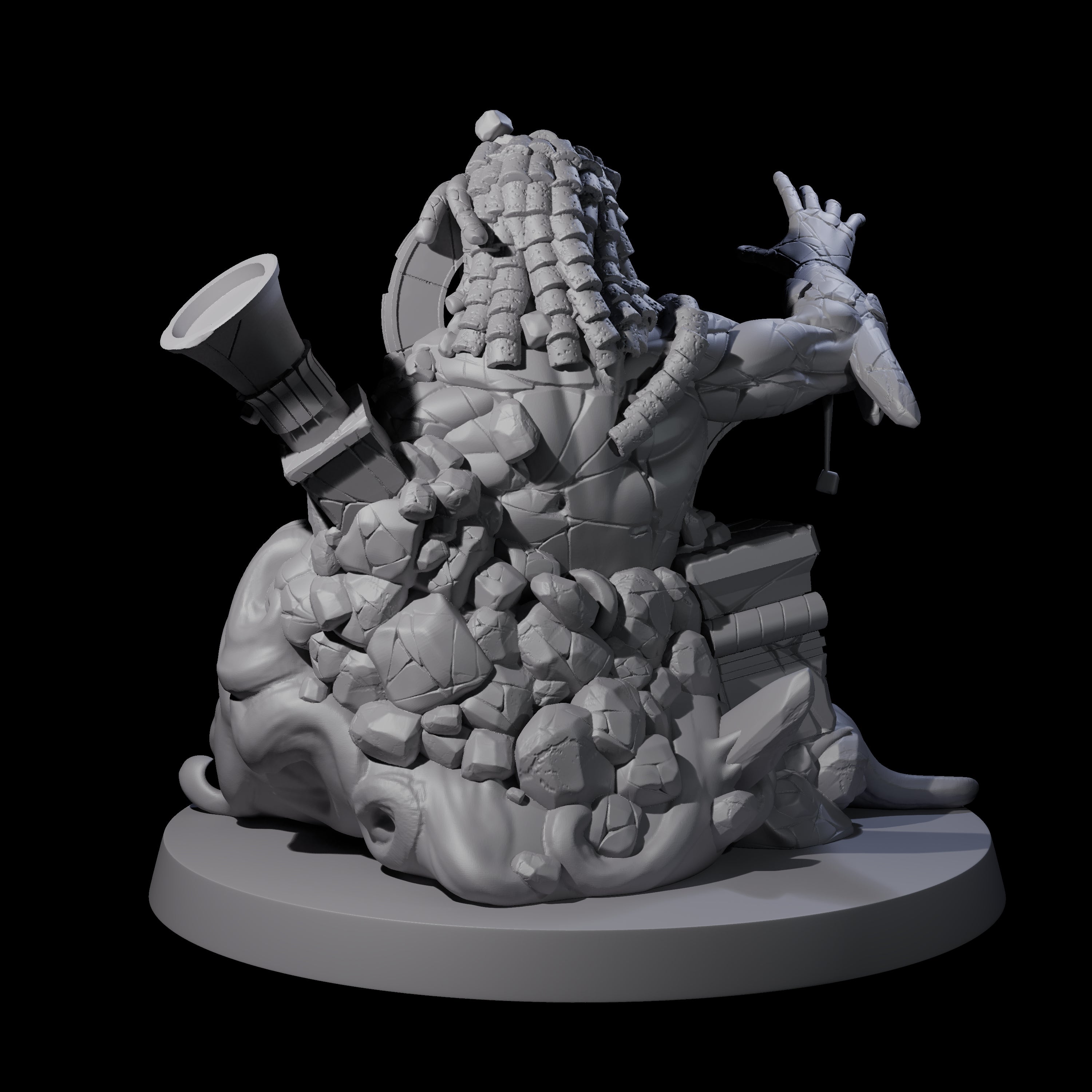 Stony Animated Statue A Miniature for Dungeons and Dragons, Pathfinder or other TTRPGs