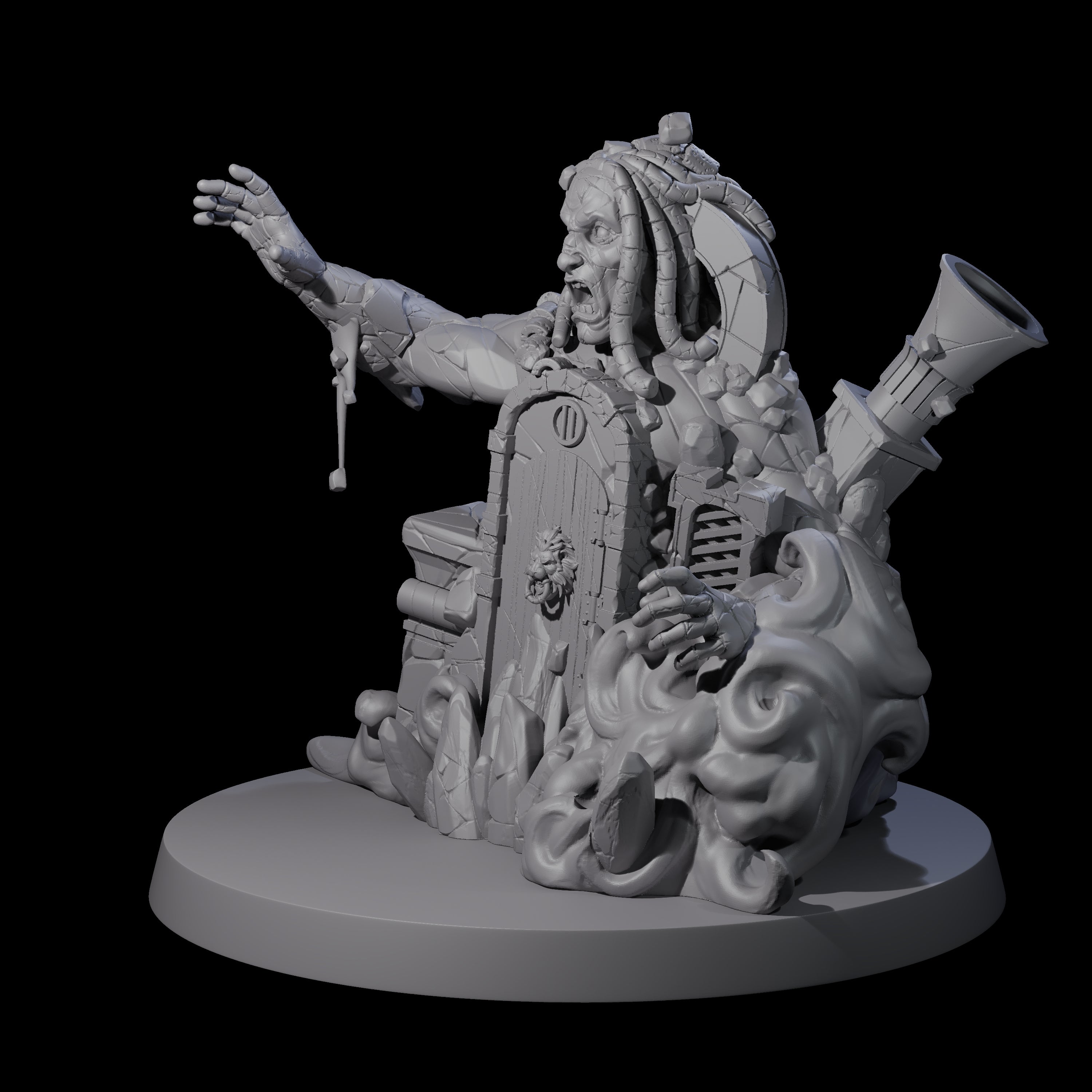 Stony Animated Statue A Miniature for Dungeons and Dragons, Pathfinder or other TTRPGs