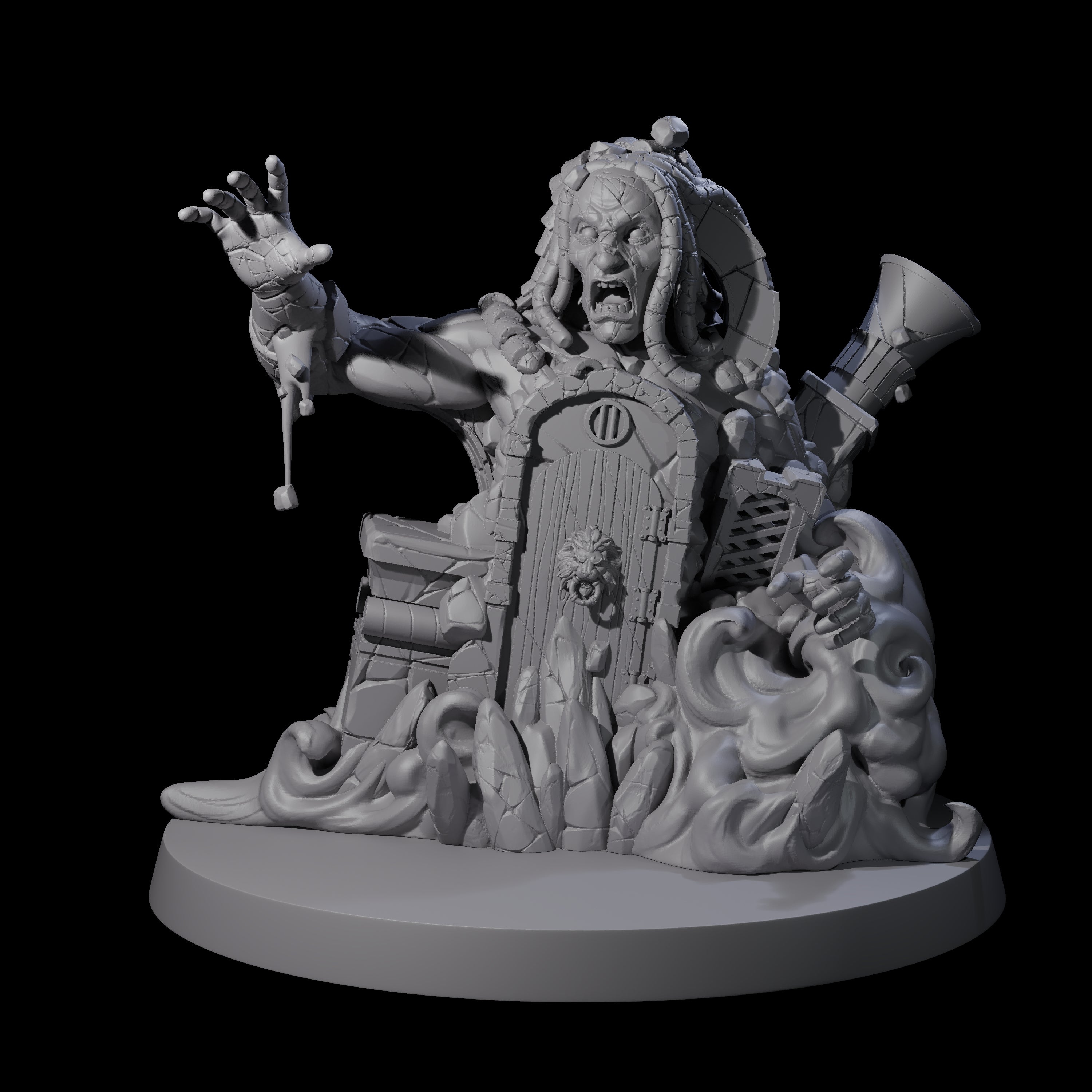 Stony Animated Statue A Miniature for Dungeons and Dragons, Pathfinder or other TTRPGs