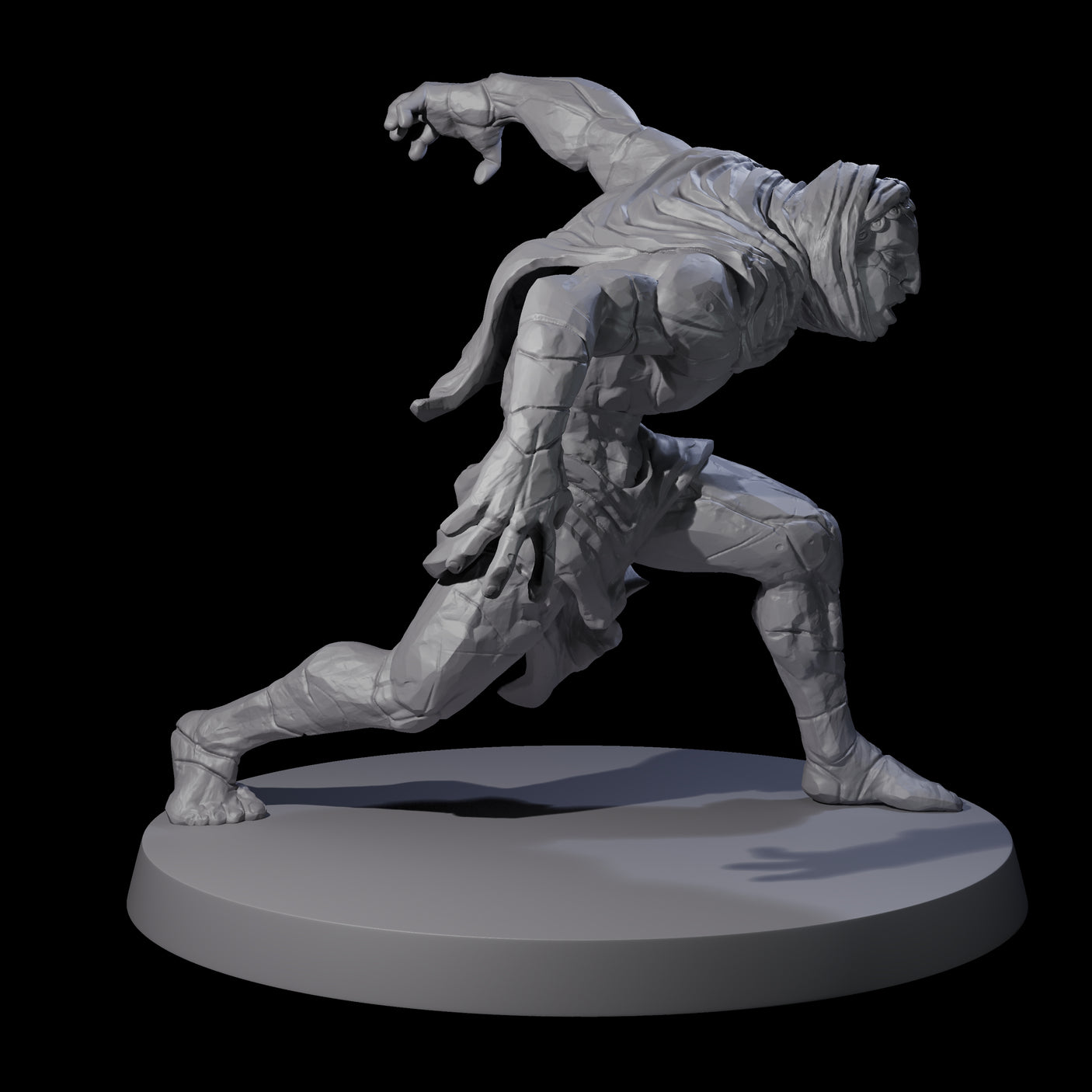 Stony Animated Statue B Miniature for Dungeons and Dragons, Pathfinder or other TTRPGs