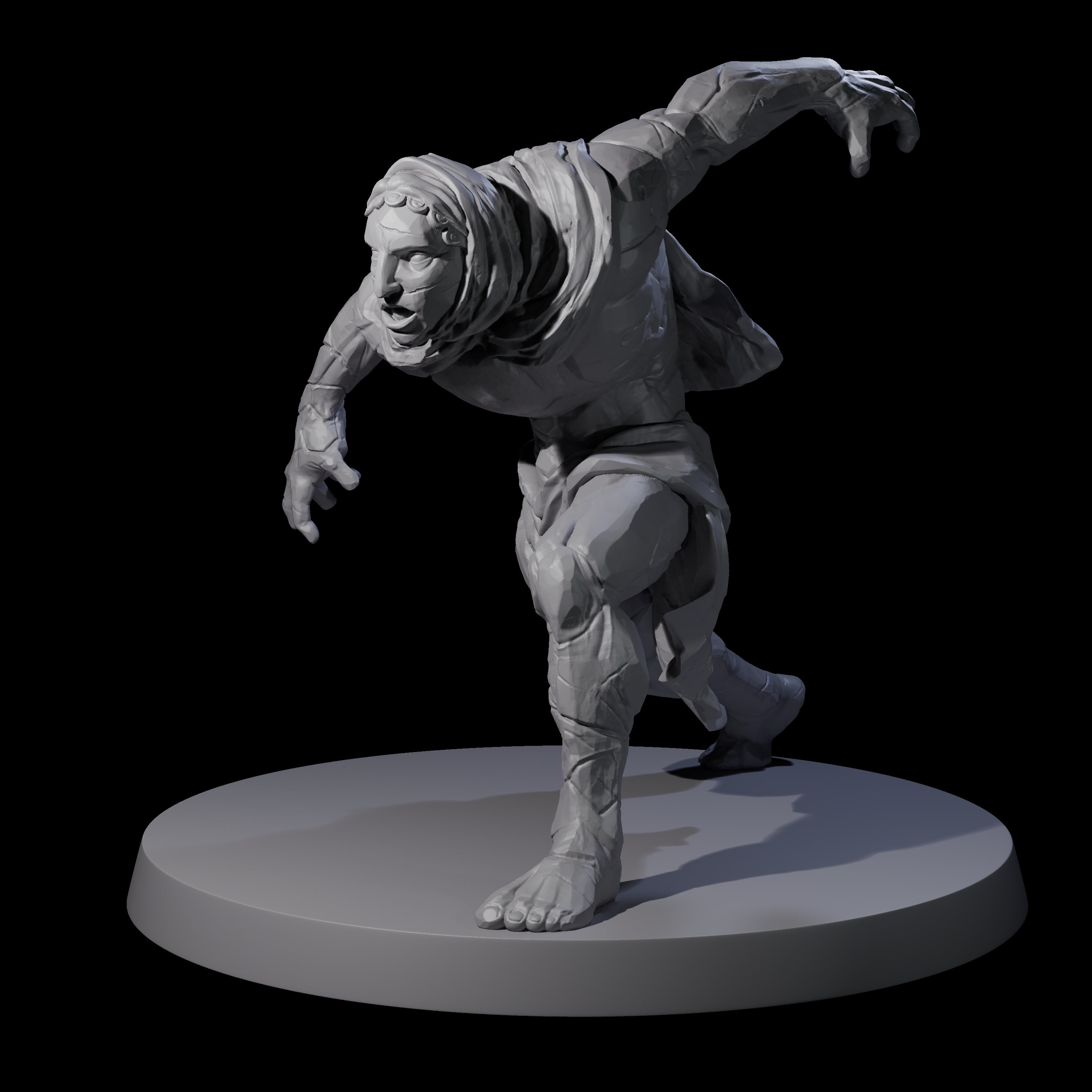 Stony Animated Statue B Miniature for Dungeons and Dragons, Pathfinder or other TTRPGs