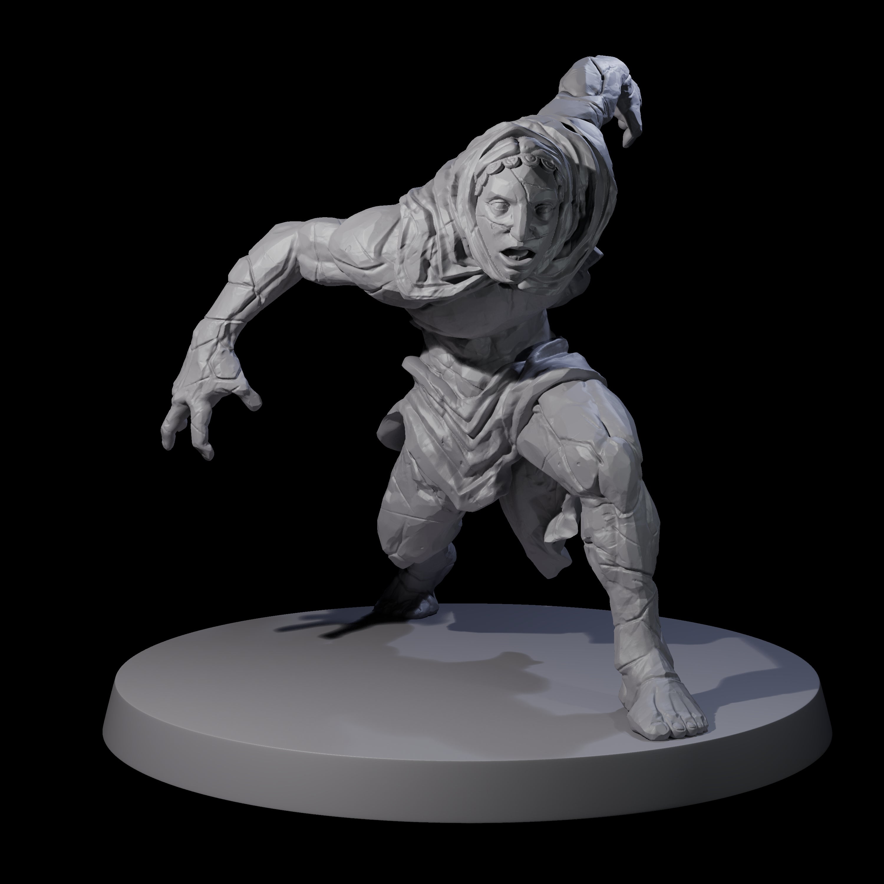 Stony Animated Statue B Miniature for Dungeons and Dragons, Pathfinder or other TTRPGs