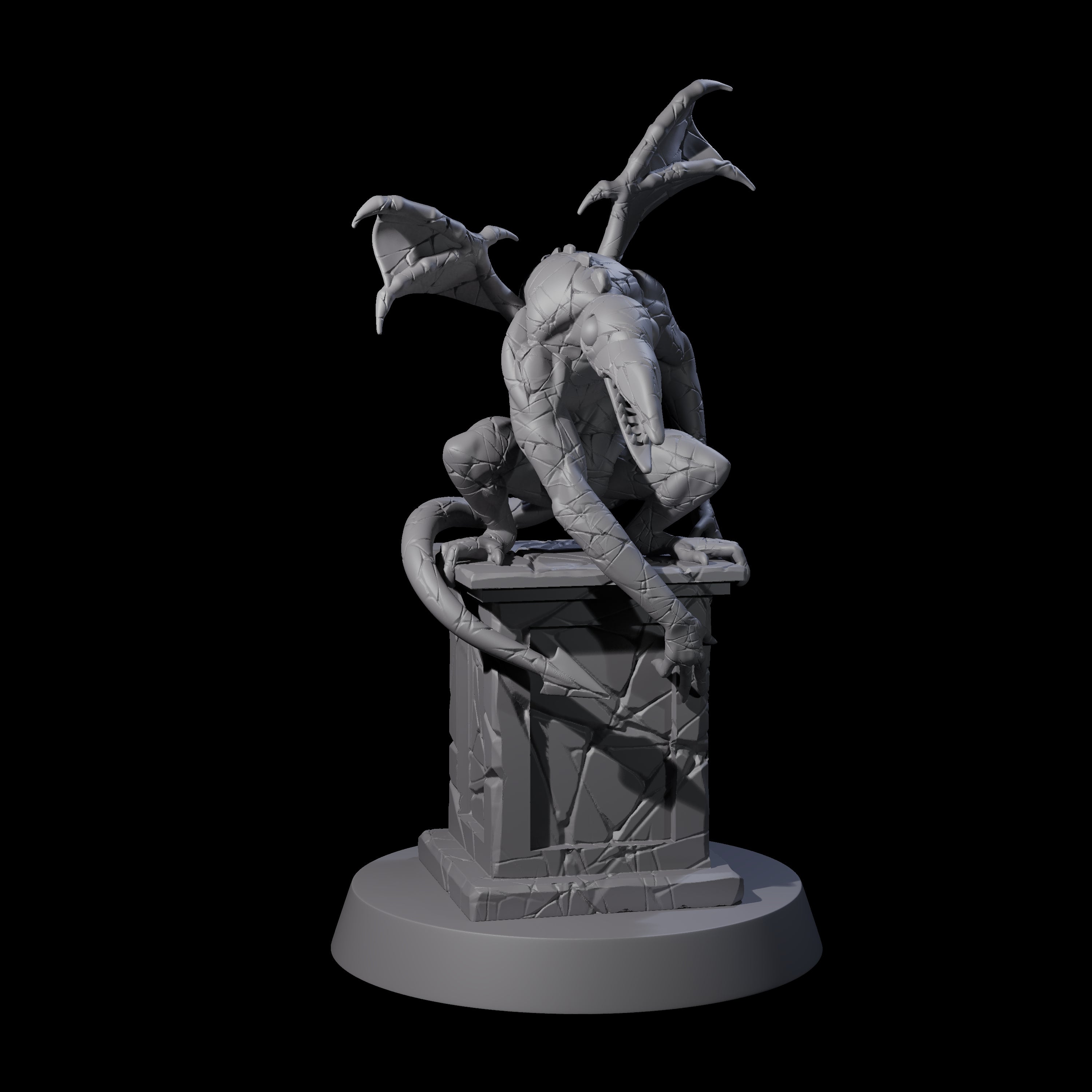 Stony Animated Statue C Miniature for Dungeons and Dragons, Pathfinder or other TTRPGs