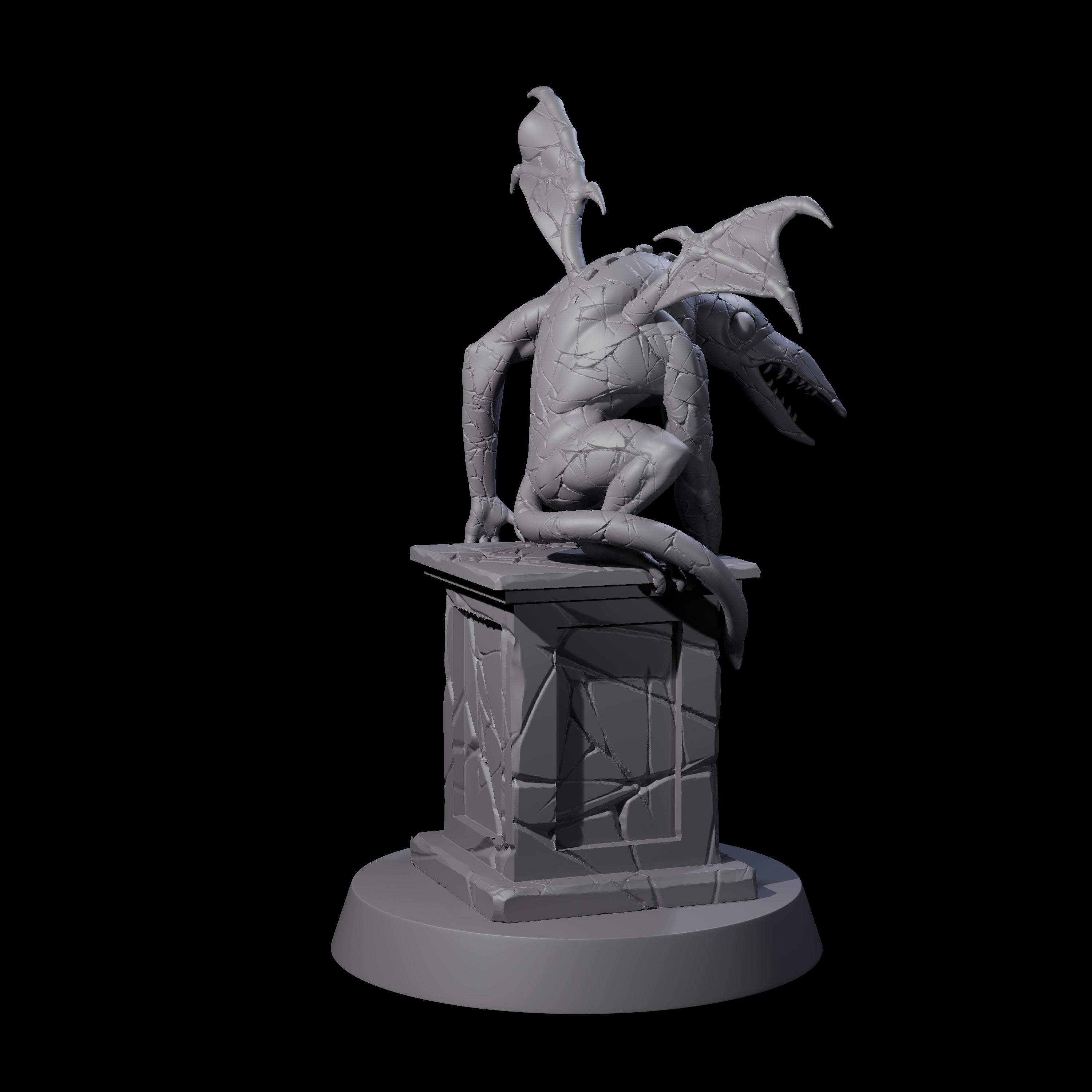 Stony Animated Statue C Miniature for Dungeons and Dragons, Pathfinder or other TTRPGs