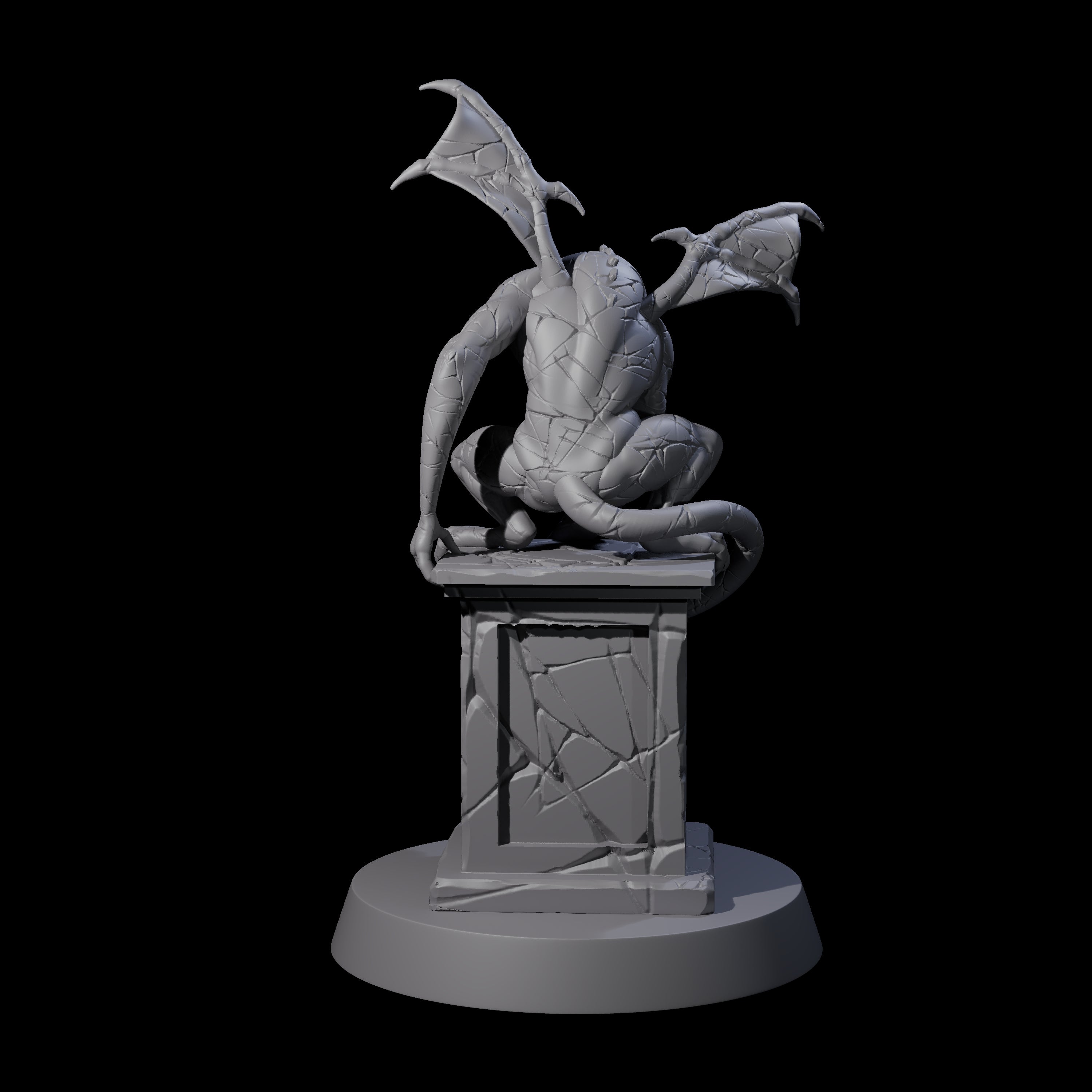 Stony Animated Statue C Miniature for Dungeons and Dragons, Pathfinder or other TTRPGs
