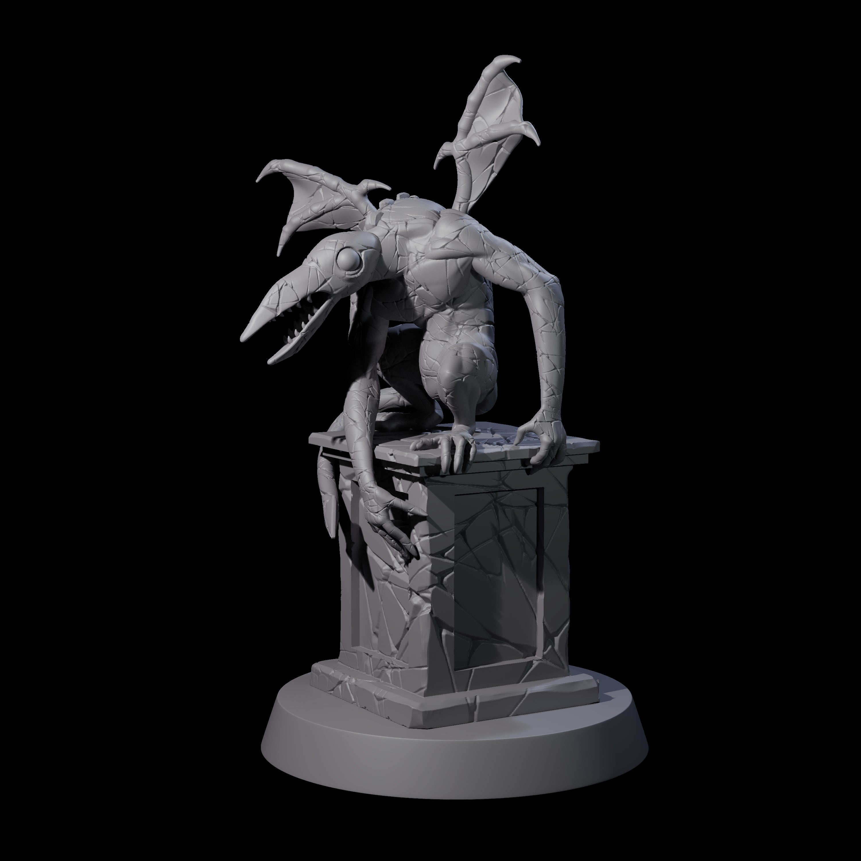 Stony Animated Statue C Miniature for Dungeons and Dragons, Pathfinder or other TTRPGs