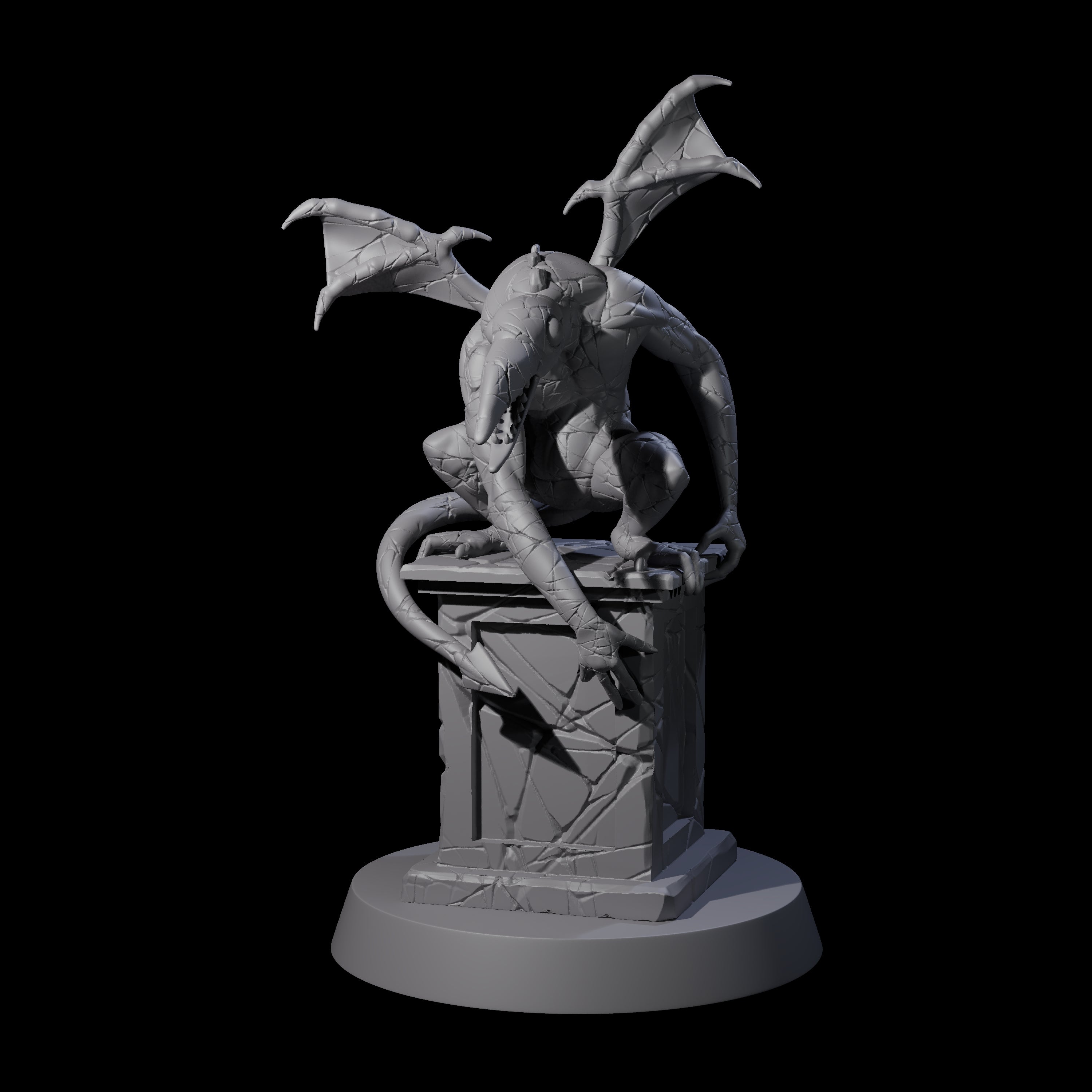 Stony Animated Statue C Miniature for Dungeons and Dragons, Pathfinder or other TTRPGs