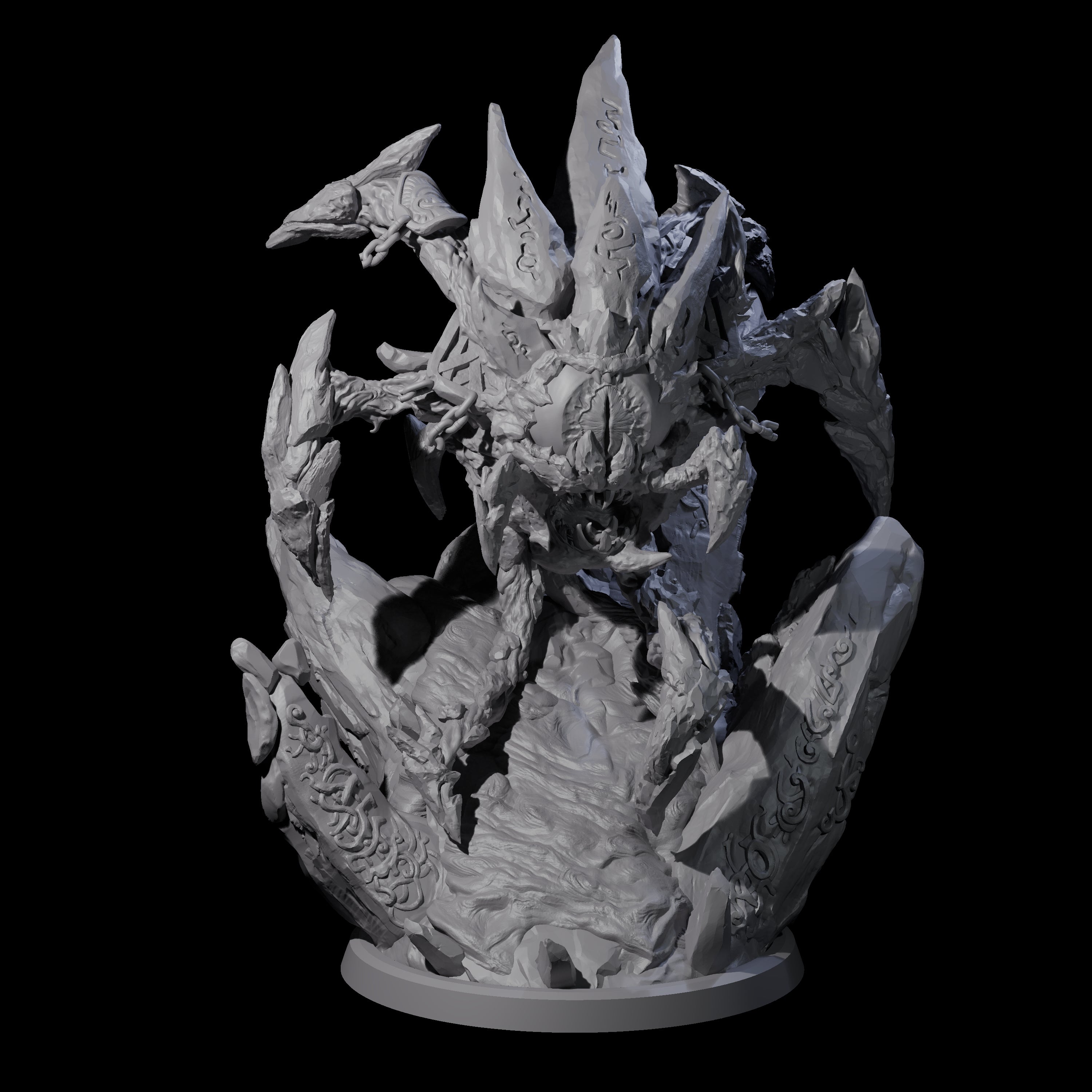 Stony Beholder Miniature for Dungeons and Dragons, Pathfinder or other TTRPGs