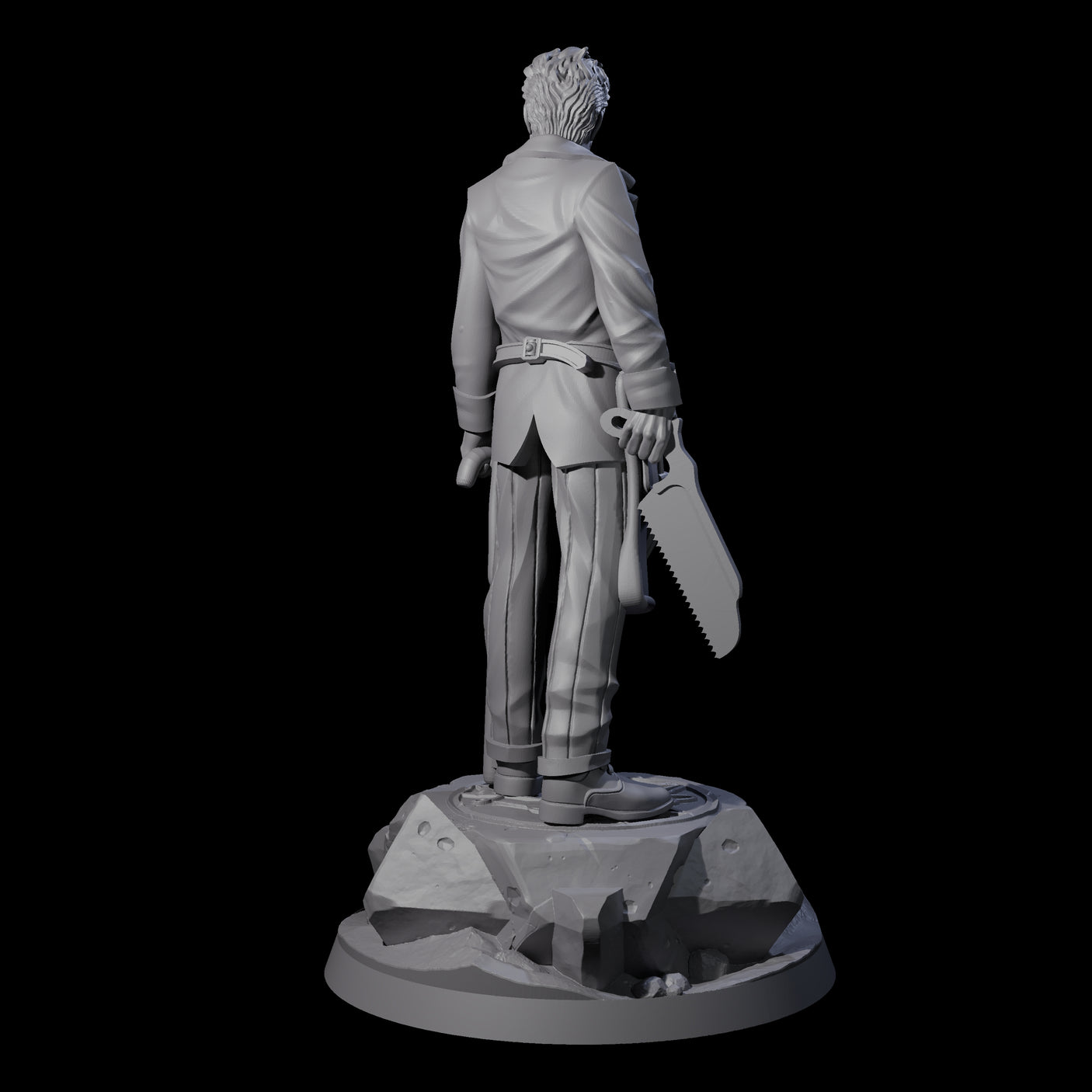 Stony Human Medic Miniature for Dungeons and Dragons, Pathfinder or other TTRPGs