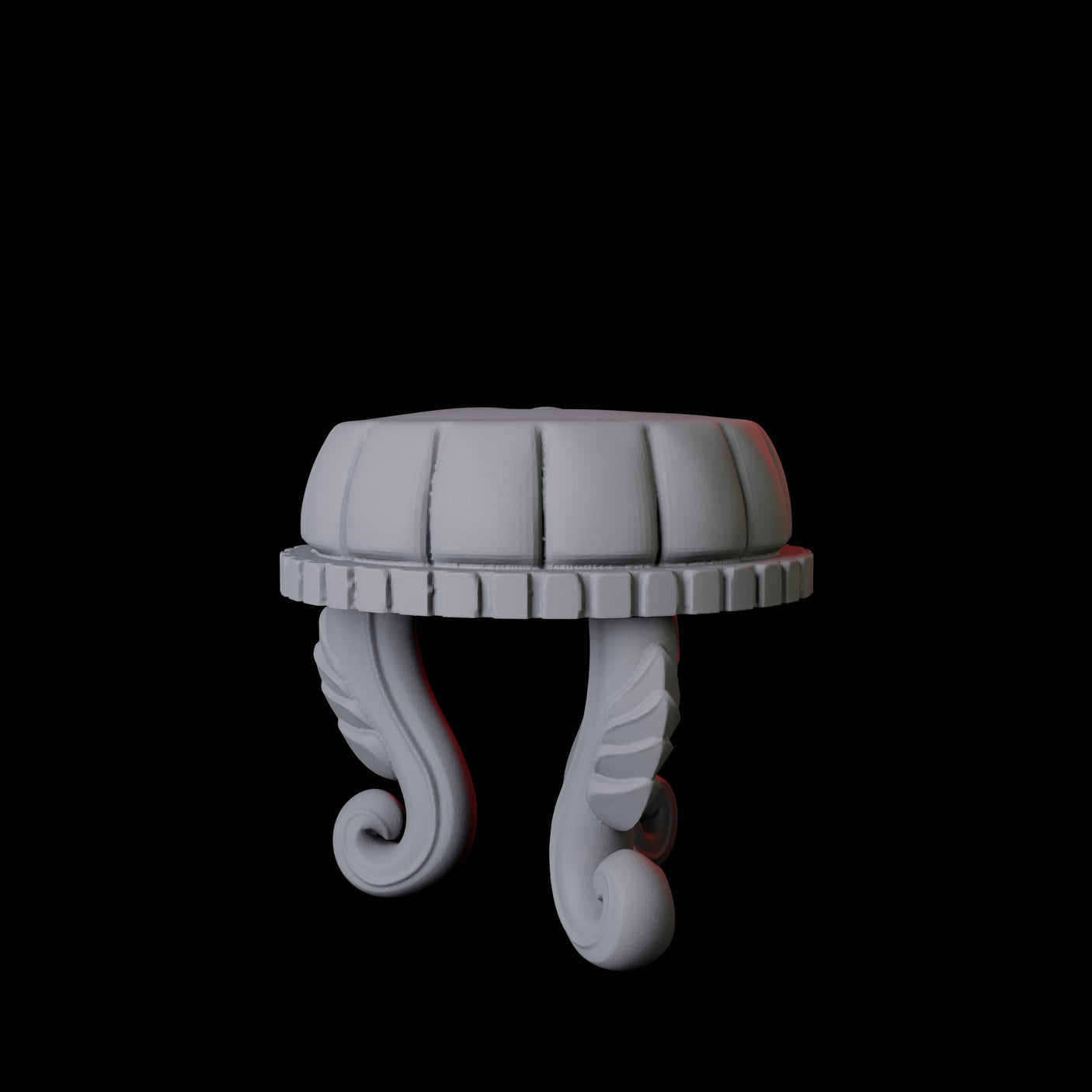 Stool Miniature for Dungeons and Dragons, Pathfinder or other TTRPGs