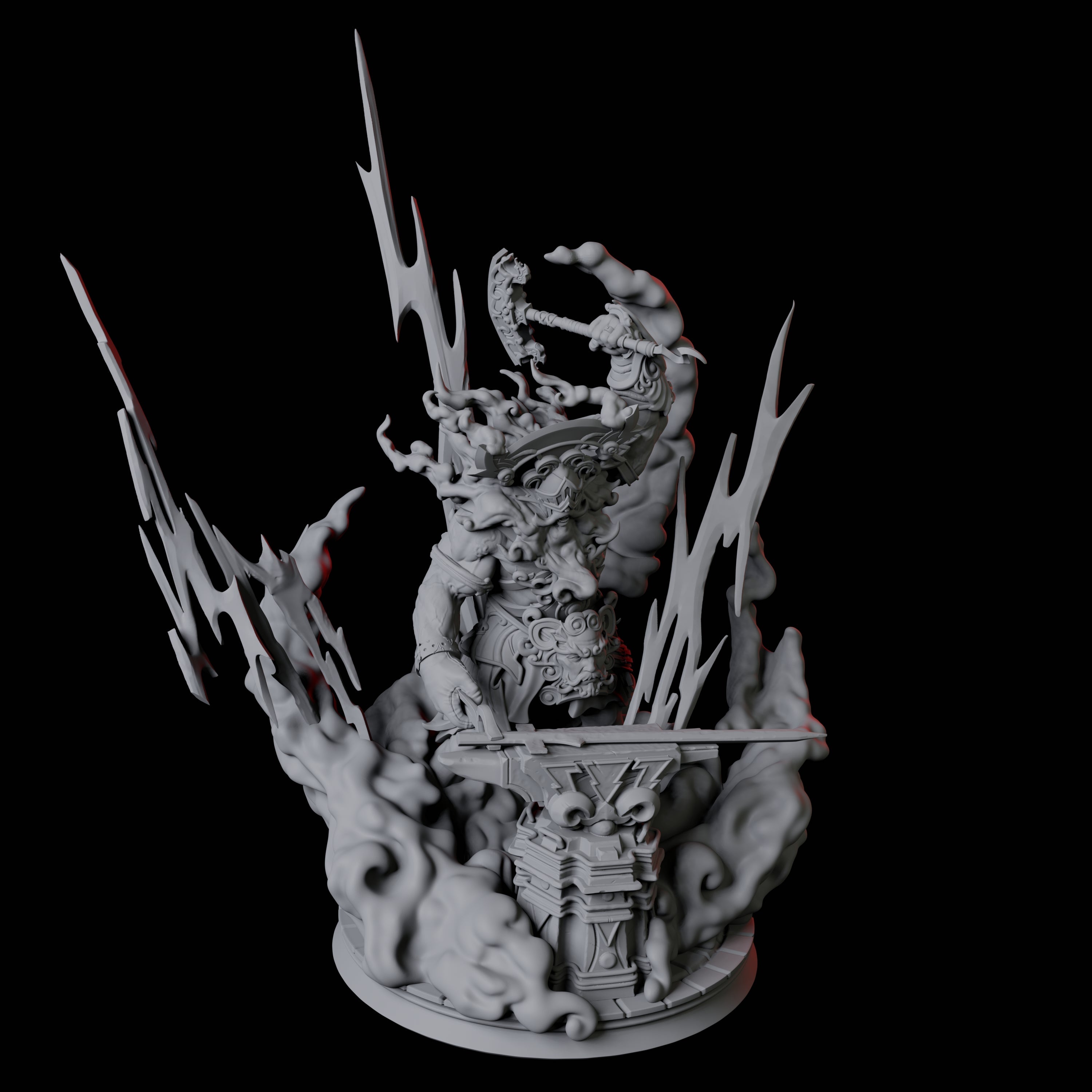 Storm Giant Blacksmith Miniature for Dungeons and Dragons, Pathfinder or other TTRPGs