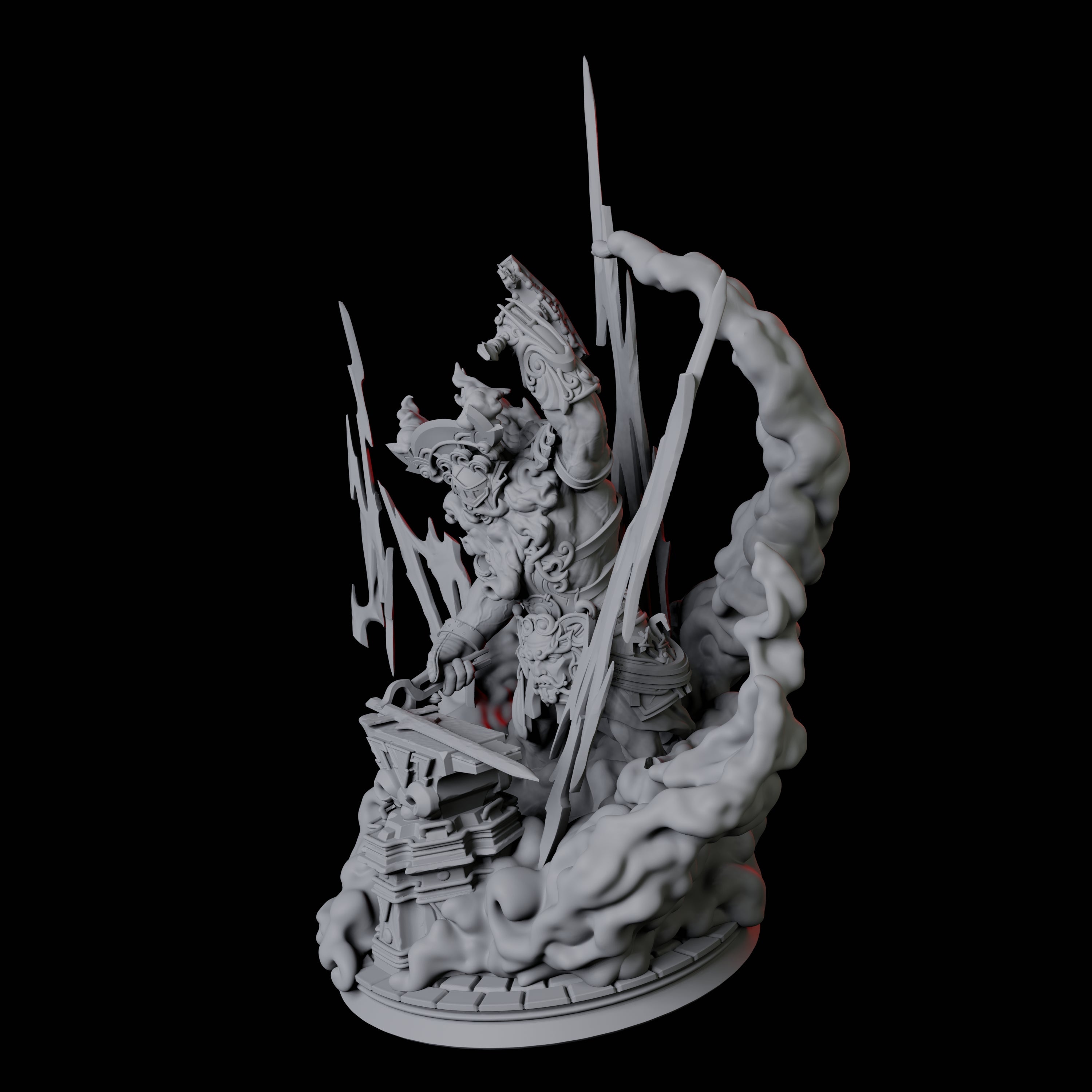 Storm Giant Blacksmith Miniature for Dungeons and Dragons, Pathfinder or other TTRPGs