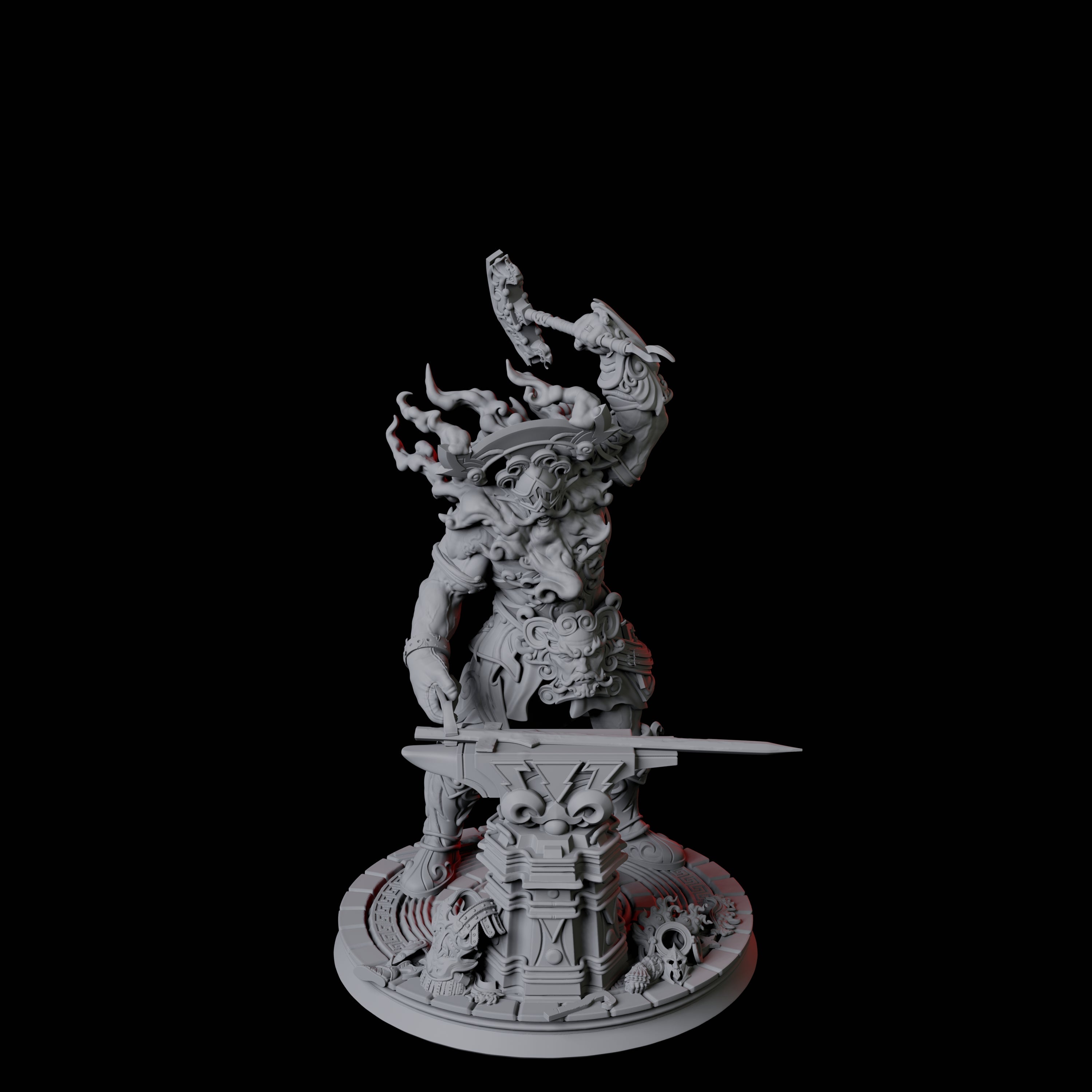 Storm Giant Blacksmith Miniature for Dungeons and Dragons, Pathfinder or other TTRPGs