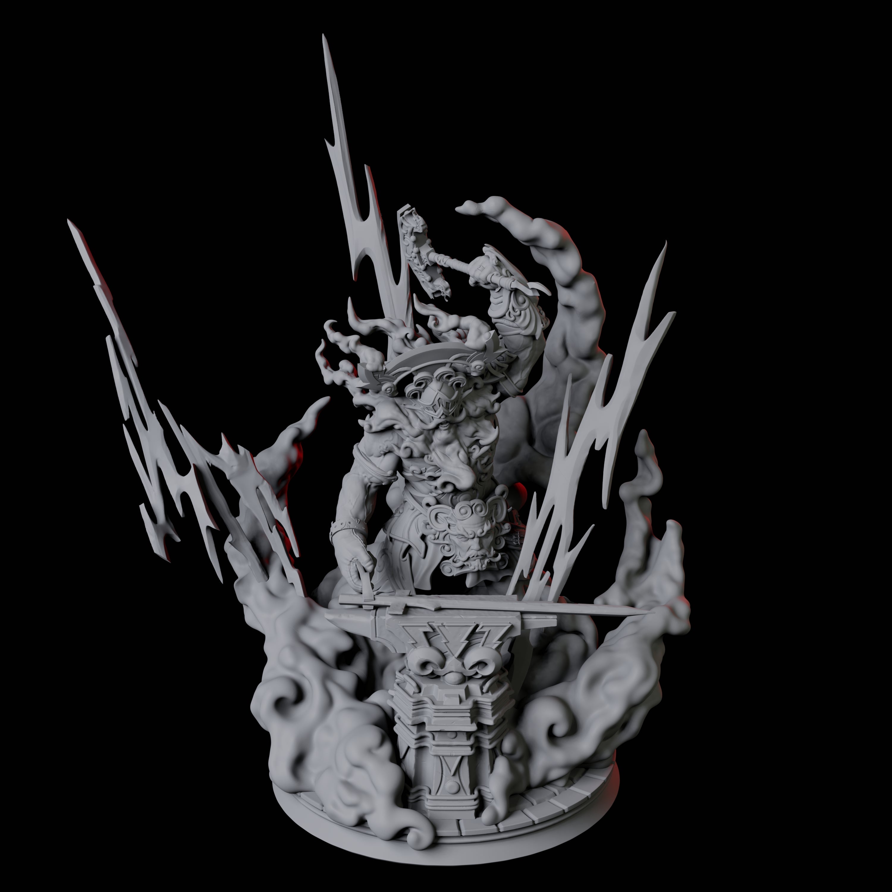 Storm Giant Blacksmith Miniature for Dungeons and Dragons, Pathfinder or other TTRPGs
