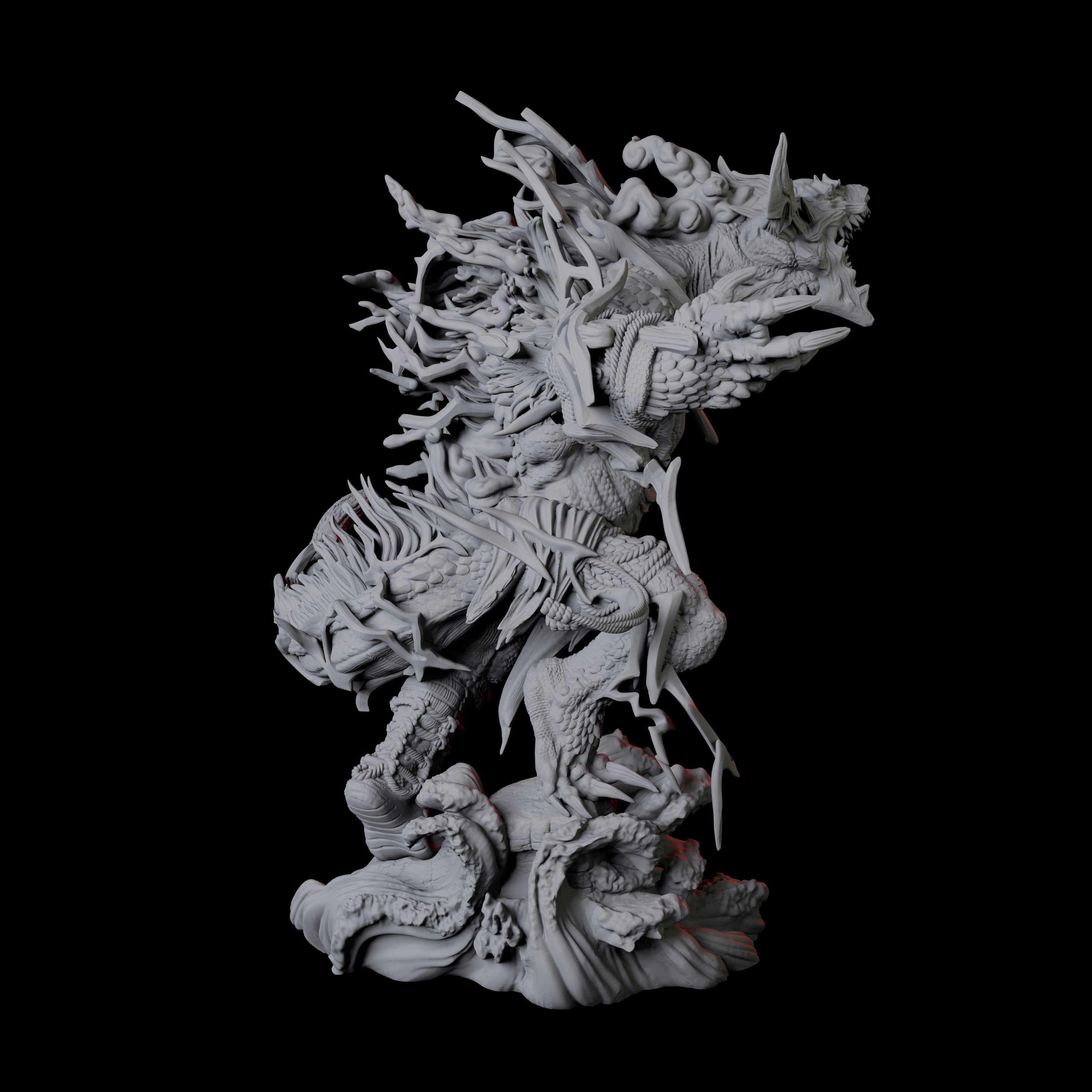 Storm Troll B Miniature for Dungeons and Dragons, Pathfinder or other TTRPGs