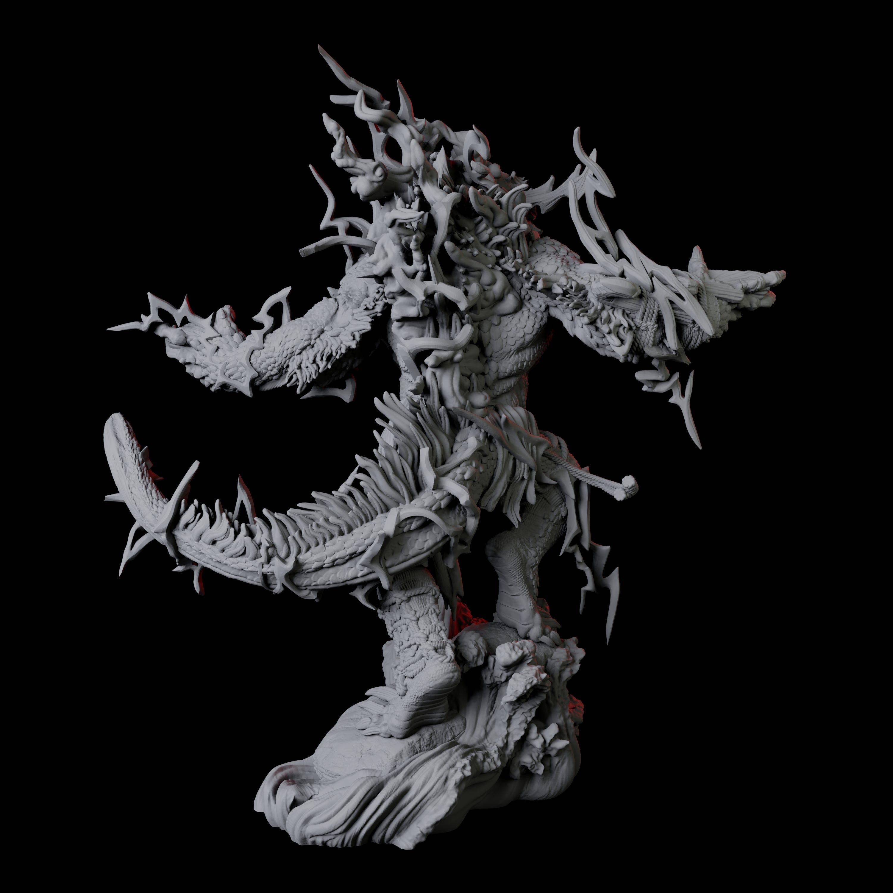 Storm Troll B Miniature for Dungeons and Dragons, Pathfinder or other TTRPGs