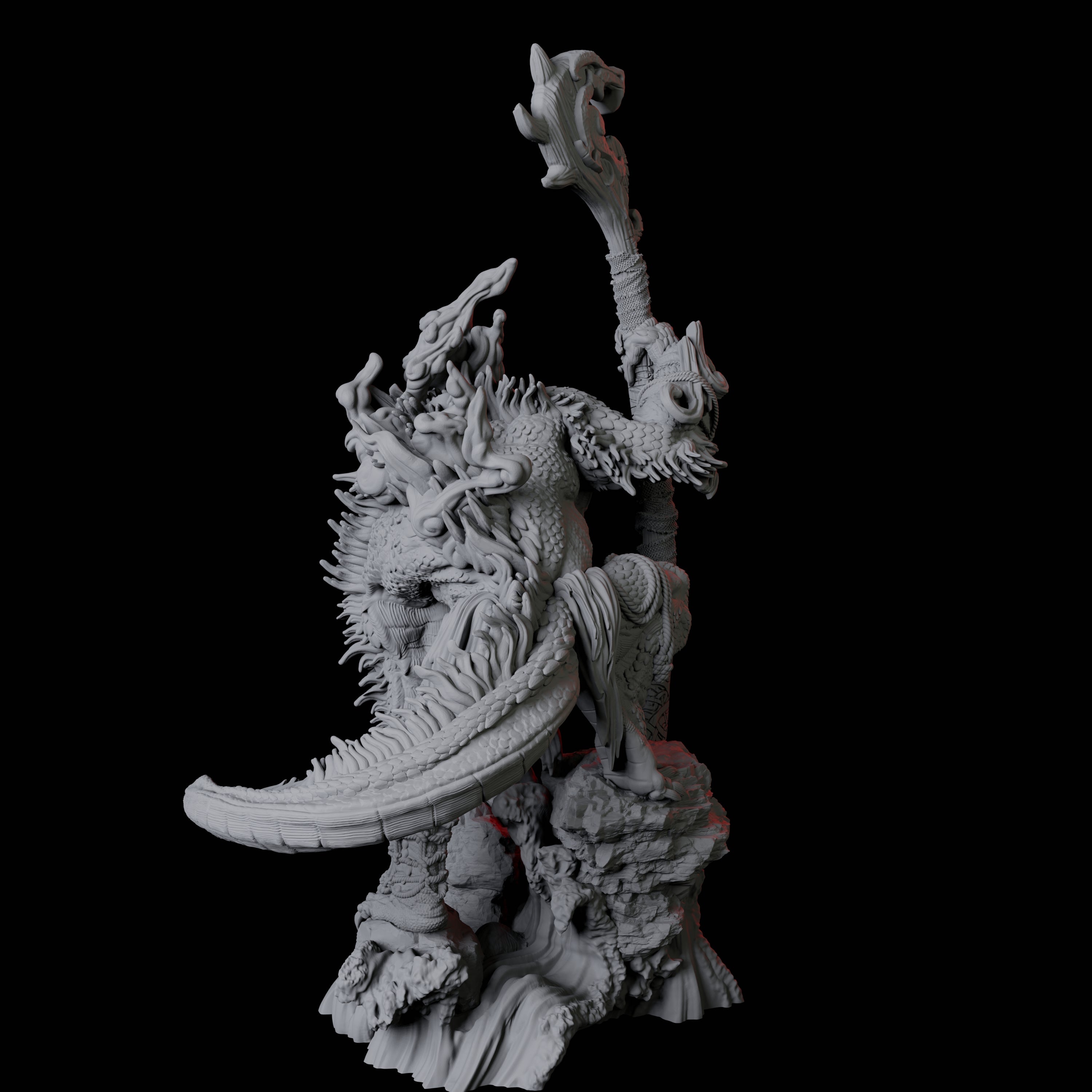 Storm Troll C Miniature for Dungeons and Dragons, Pathfinder or other TTRPGs