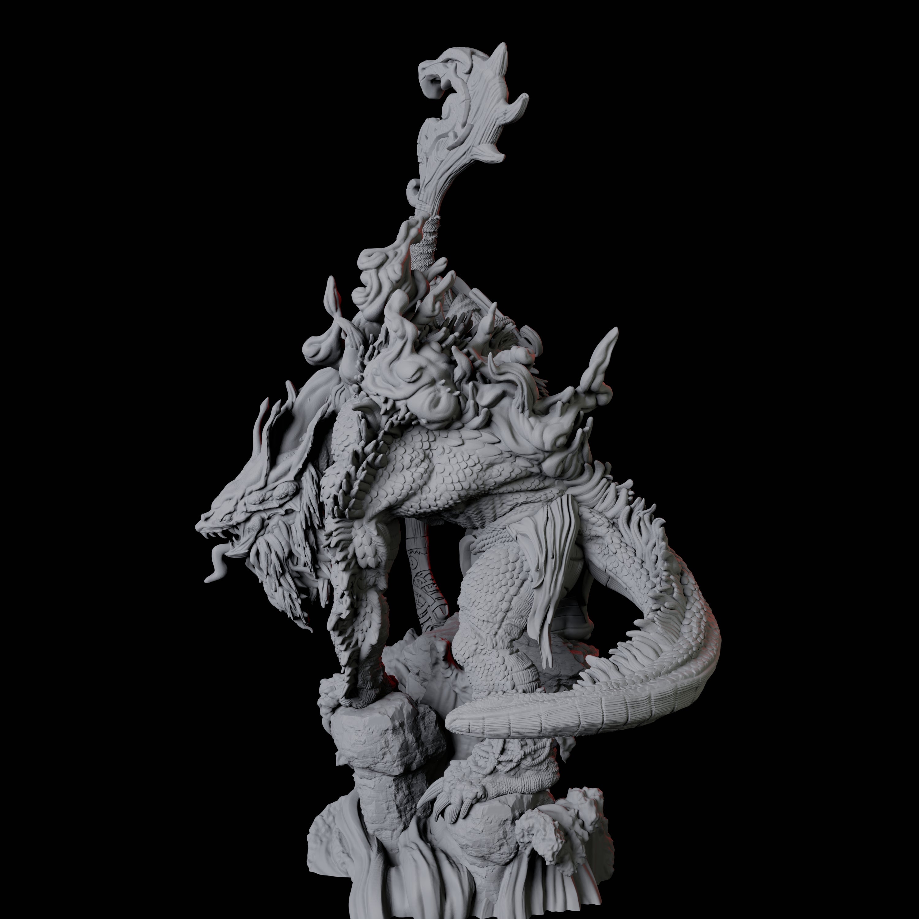 Storm Troll C Miniature for Dungeons and Dragons, Pathfinder or other TTRPGs