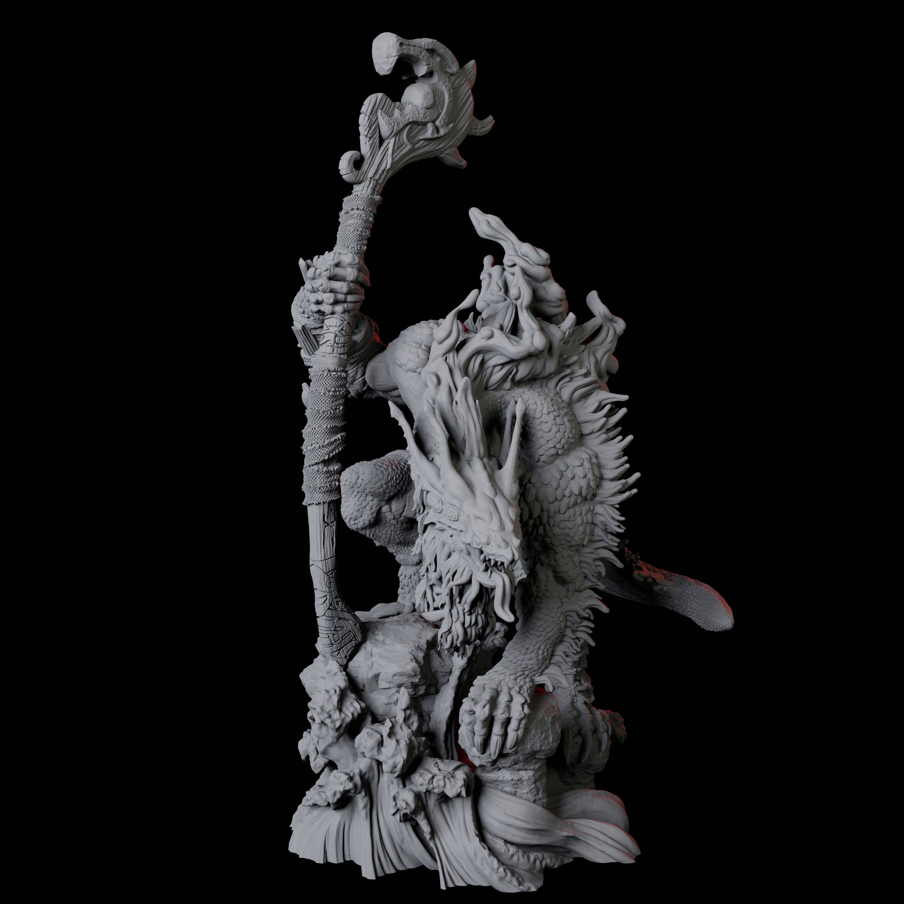 Storm Troll C Miniature for Dungeons and Dragons, Pathfinder or other TTRPGs