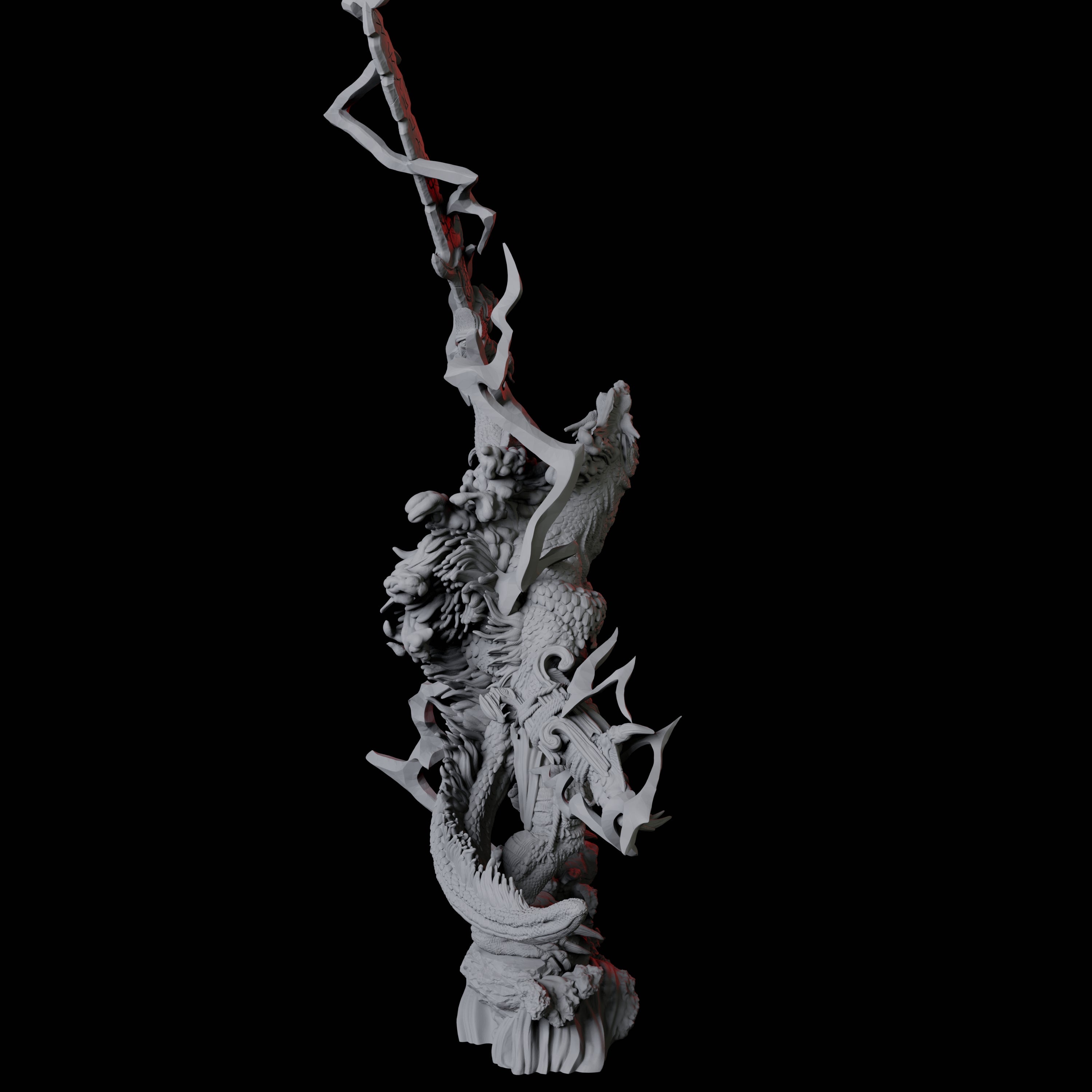 Storm Troll Champion Miniature for Dungeons and Dragons, Pathfinder or other TTRPGs