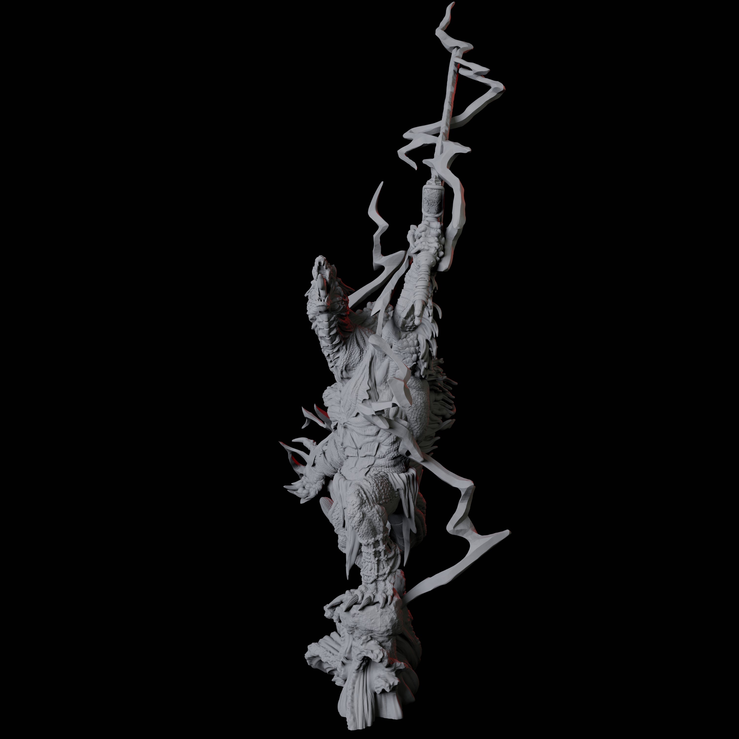 Storm Troll Champion Miniature for Dungeons and Dragons, Pathfinder or other TTRPGs