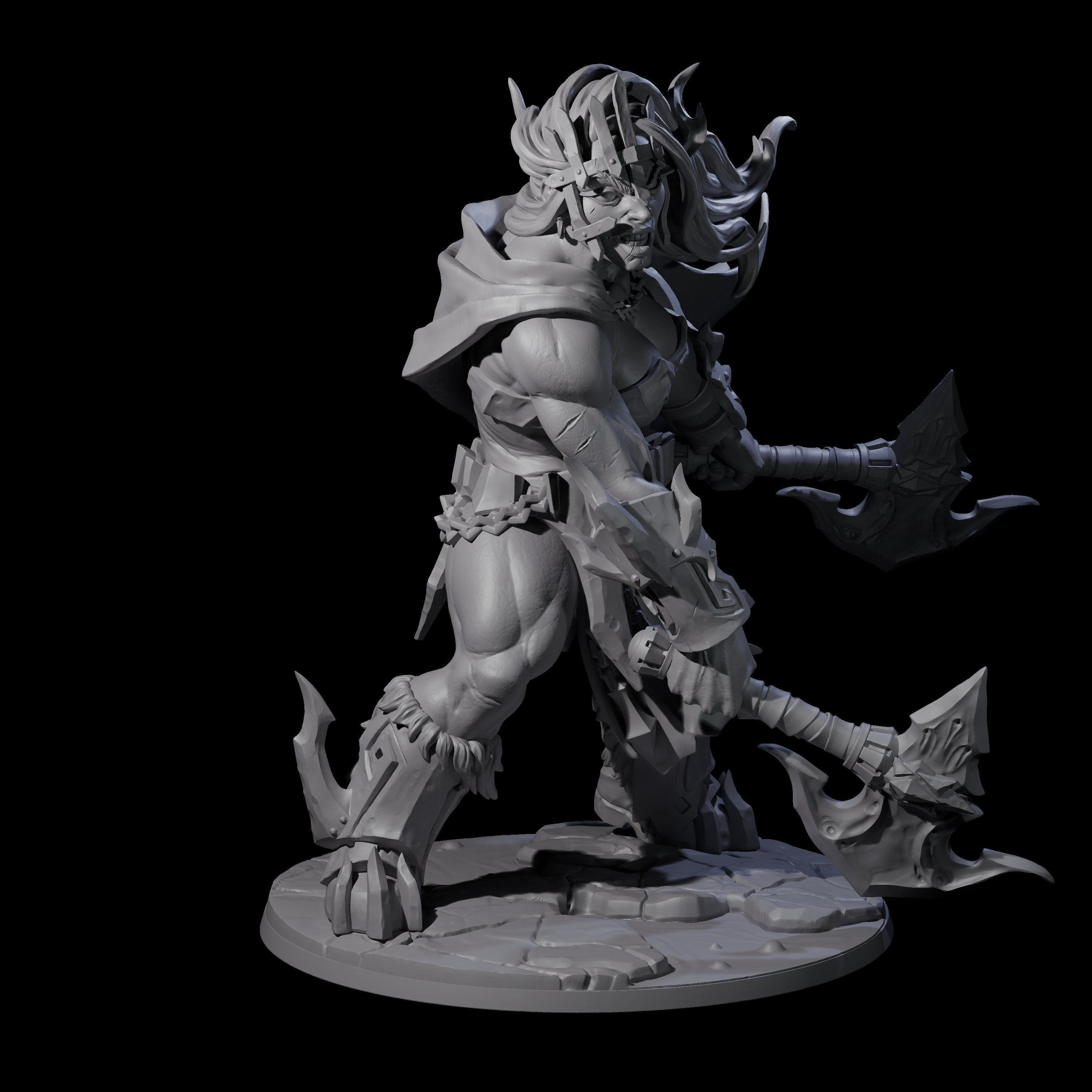 Storming Battle Frost Giant Miniature for Dungeons and Dragons, Pathfinder or other TTRPGs