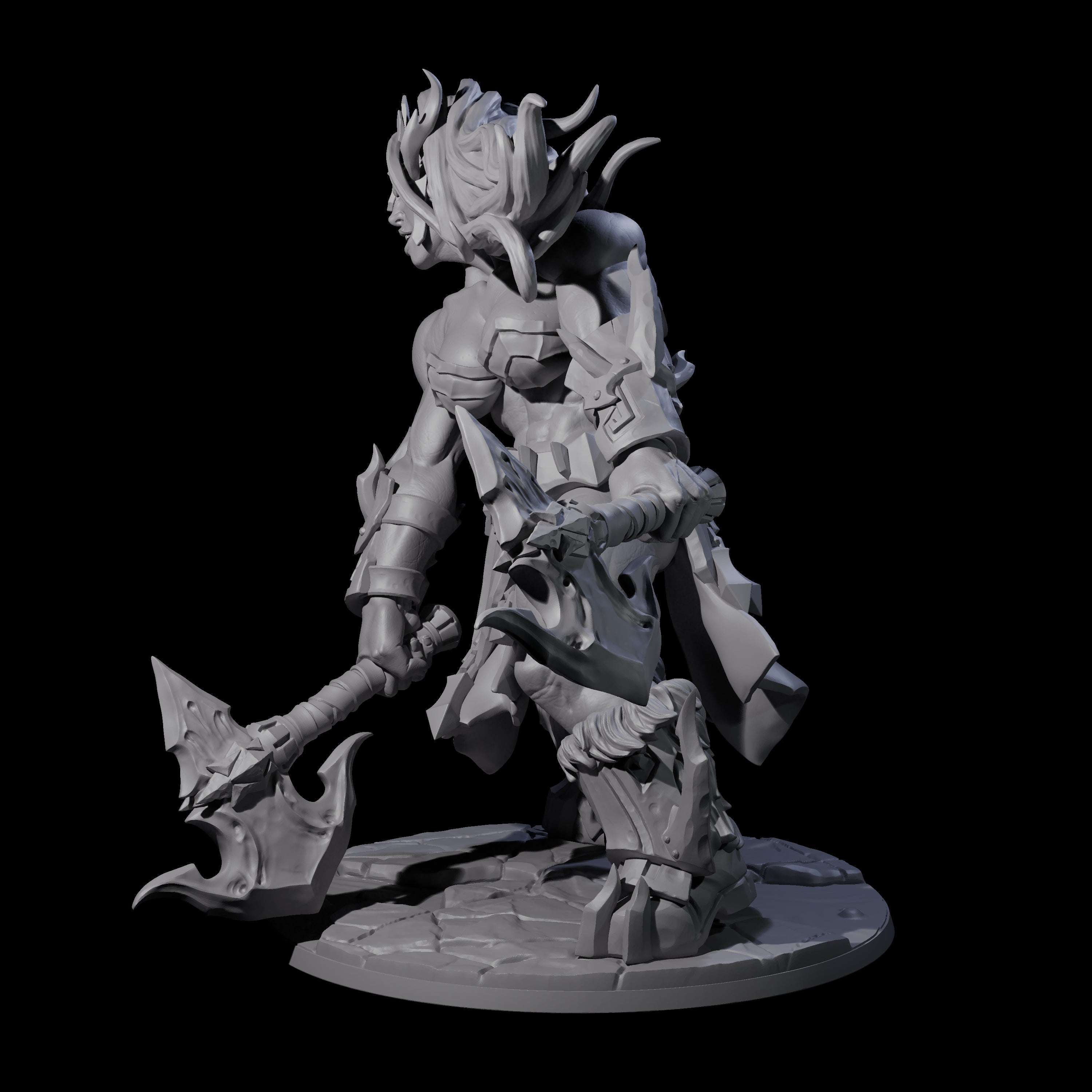 Storming Battle Frost Giant Miniature for Dungeons and Dragons, Pathfinder or other TTRPGs
