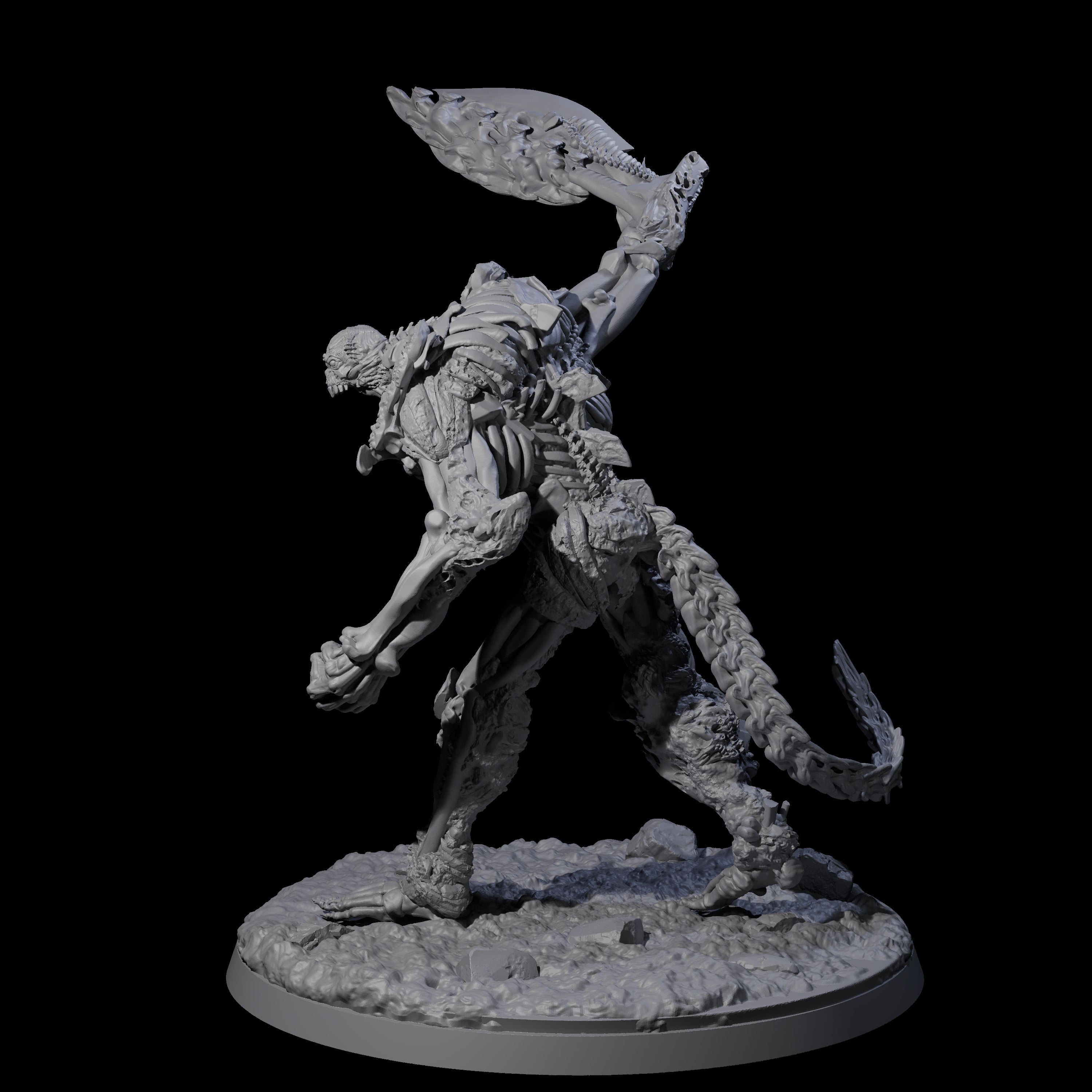 Striding Bone Colossus A Miniature for Dungeons and Dragons, Pathfinder or other TTRPGs