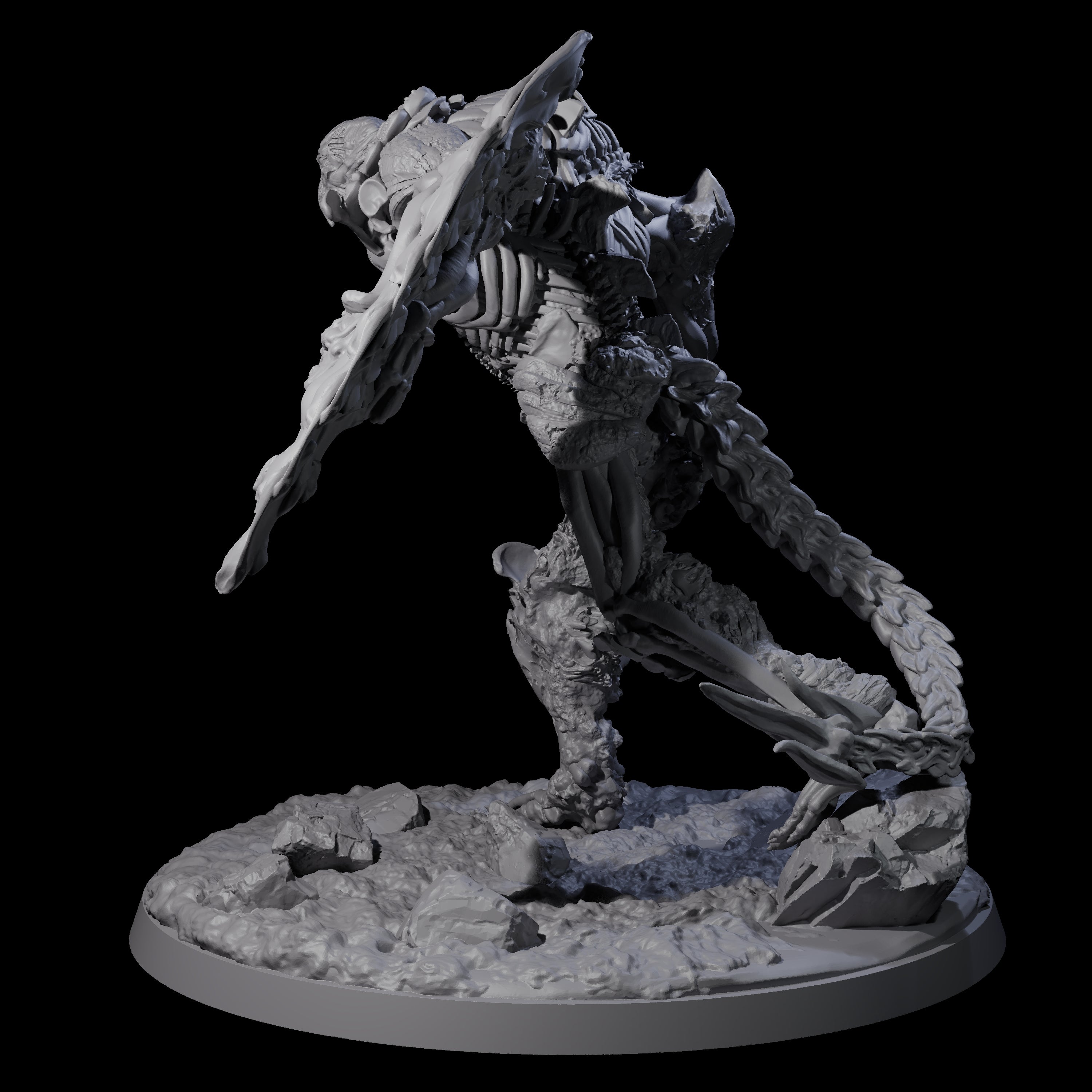 Striding Bone Colossus B Miniature for Dungeons and Dragons, Pathfinder or other TTRPGs