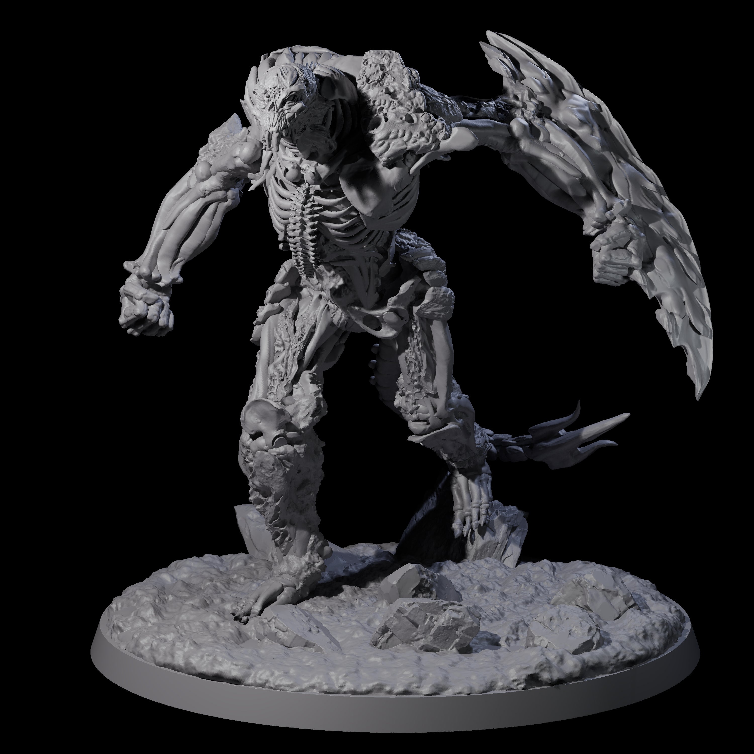 Striding Bone Colossus B Miniature for Dungeons and Dragons, Pathfinder or other TTRPGs