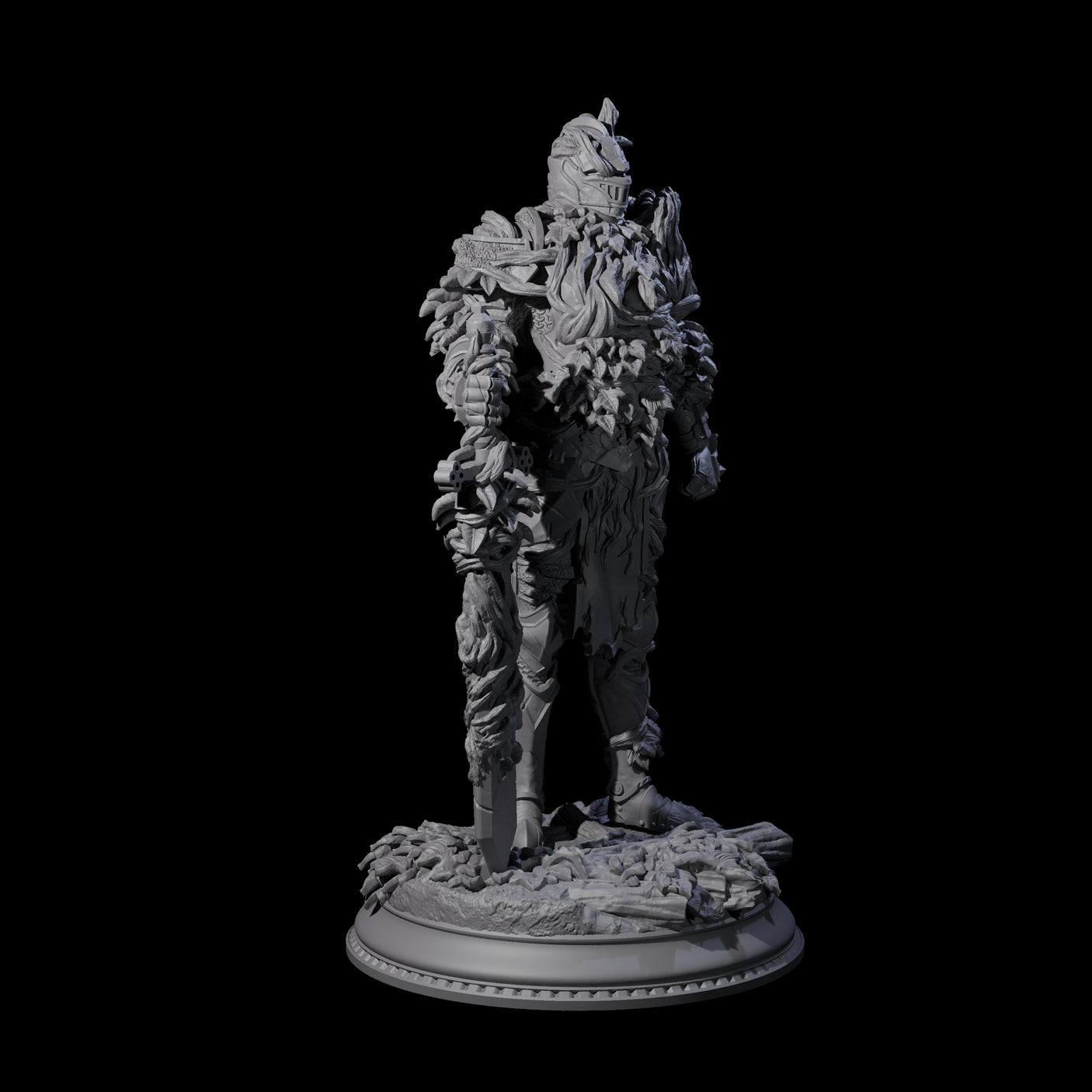 Striding Fae Knight B Miniature for Dungeons and Dragons, Pathfinder or other TTRPGs