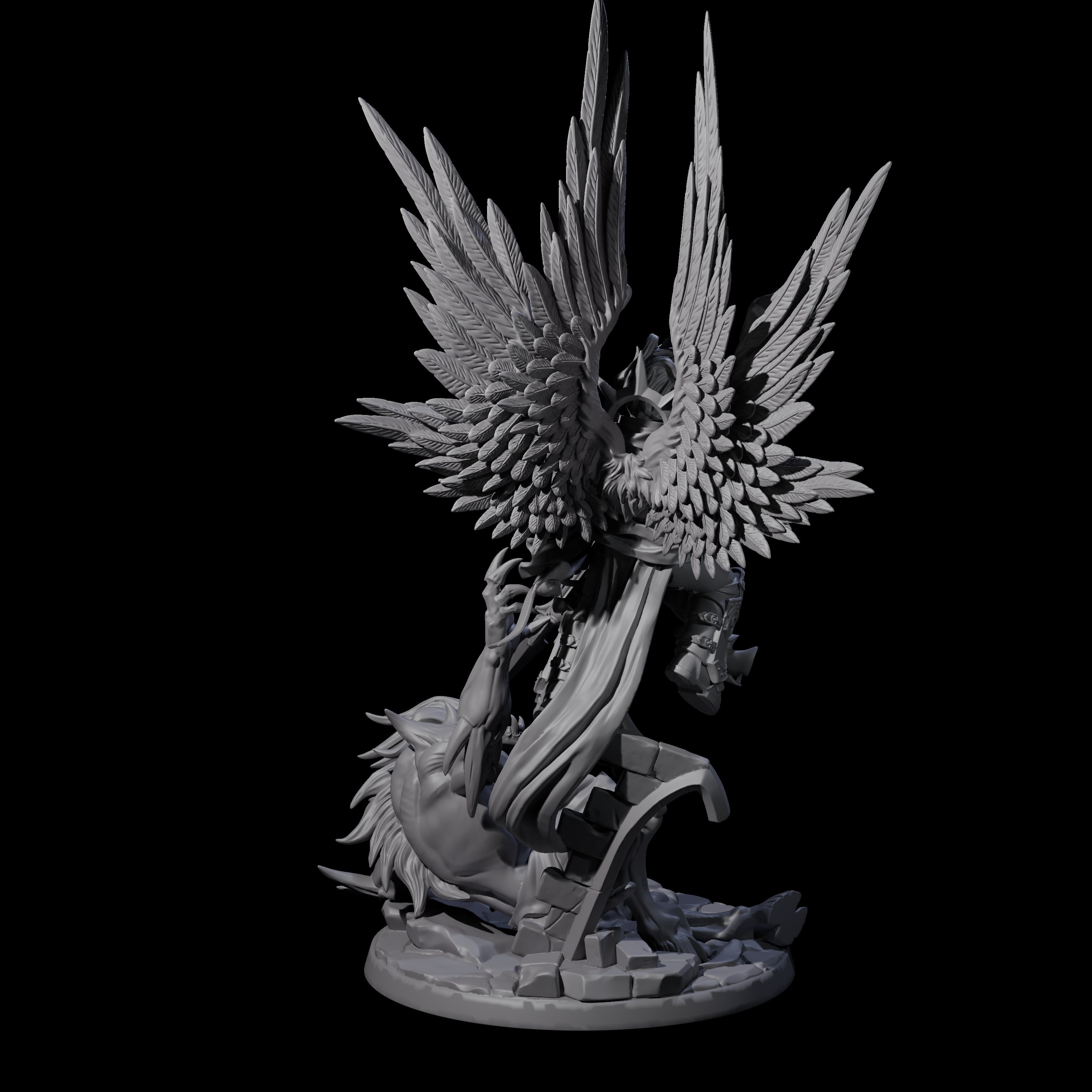 Striking Celestial Solar Miniature for Dungeons and Dragons, Pathfinder or other TTRPGs