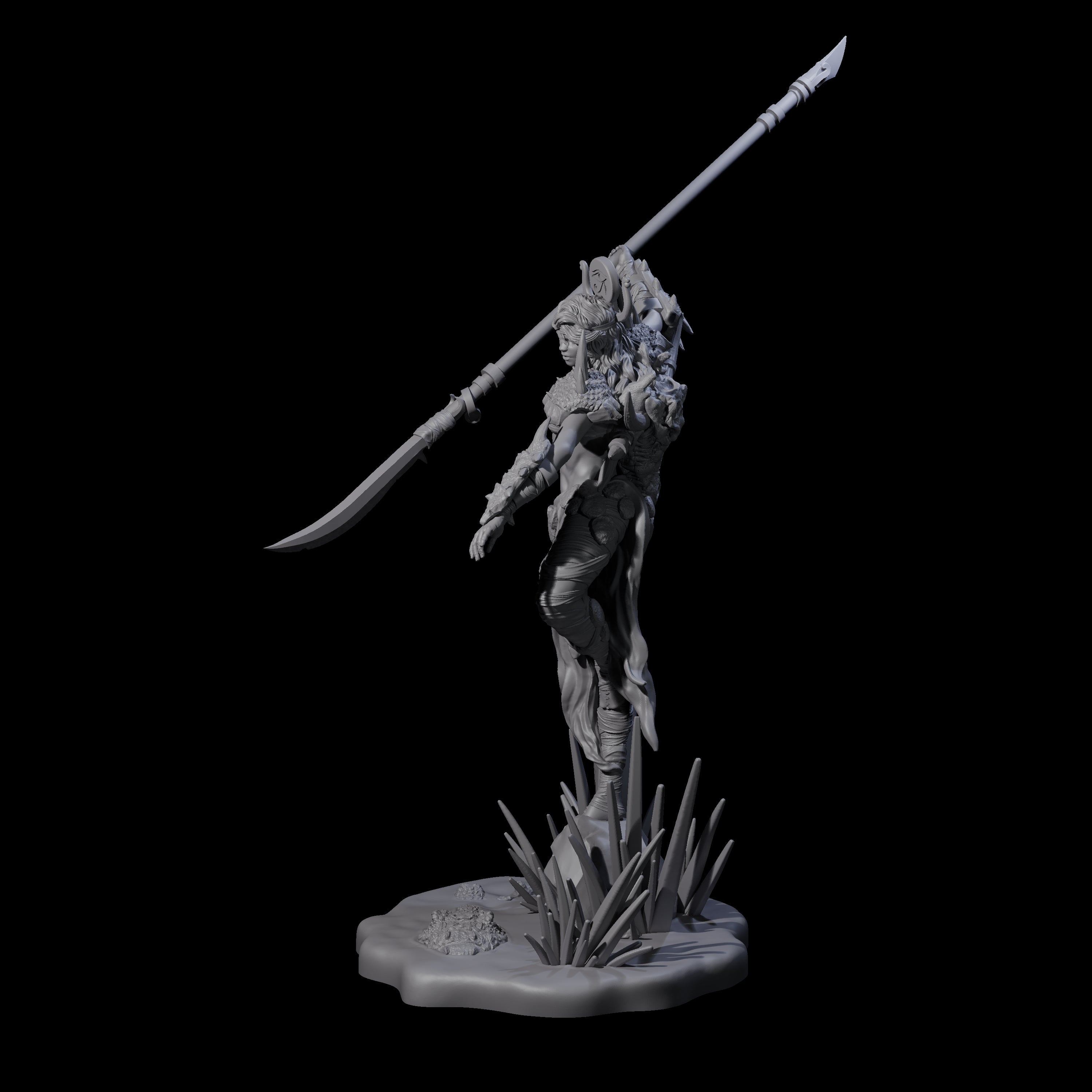 Striking Death Hunter Miniature for Dungeons and Dragons, Pathfinder or other TTRPGs