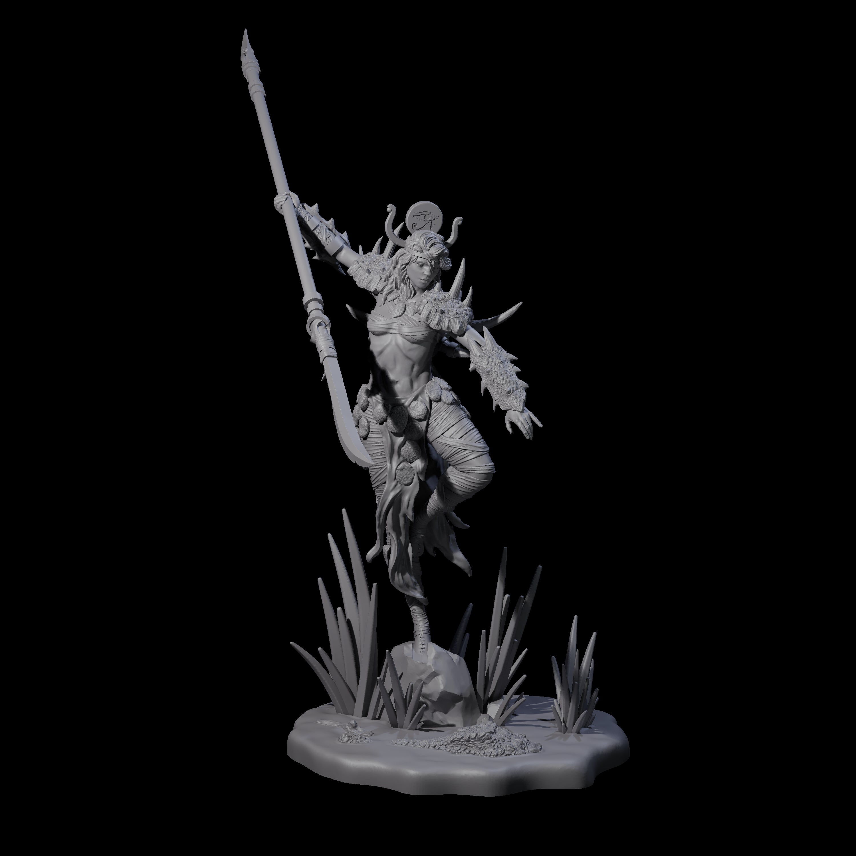 Striking Death Hunter Miniature for Dungeons and Dragons, Pathfinder or other TTRPGs