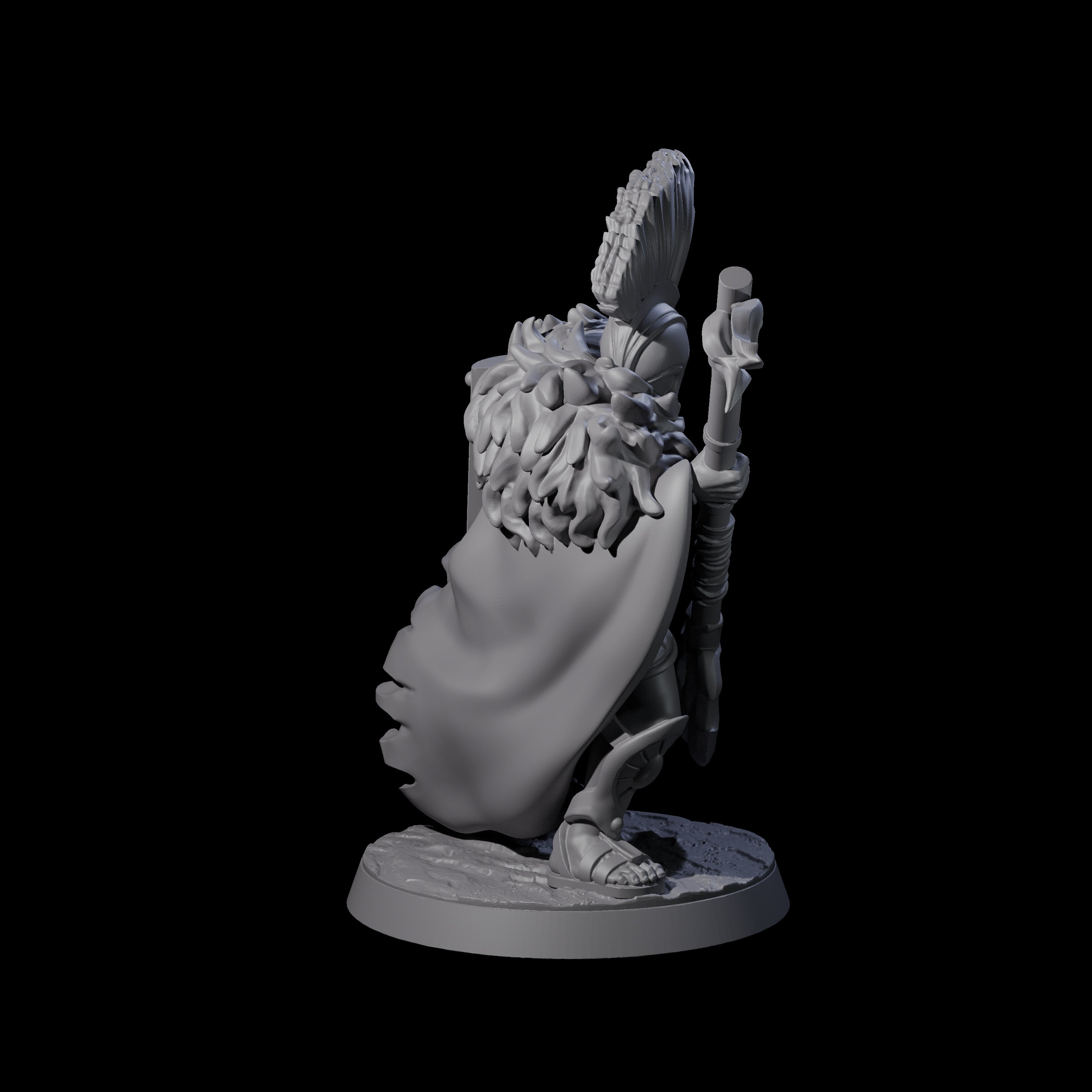 Striking Gladiator Miniature for Dungeons and Dragons, Pathfinder or other TTRPGs