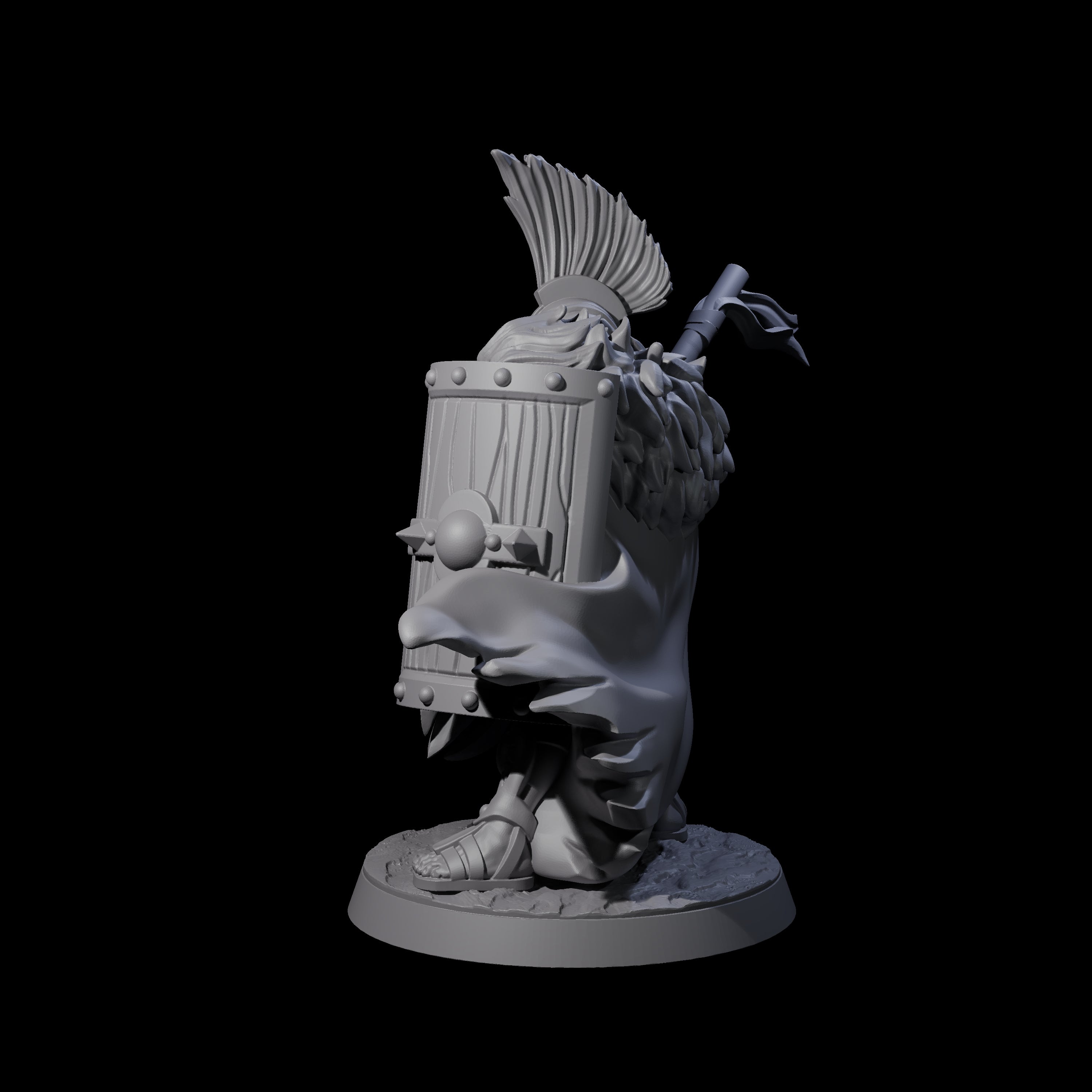 Striking Gladiator Miniature for Dungeons and Dragons, Pathfinder or other TTRPGs