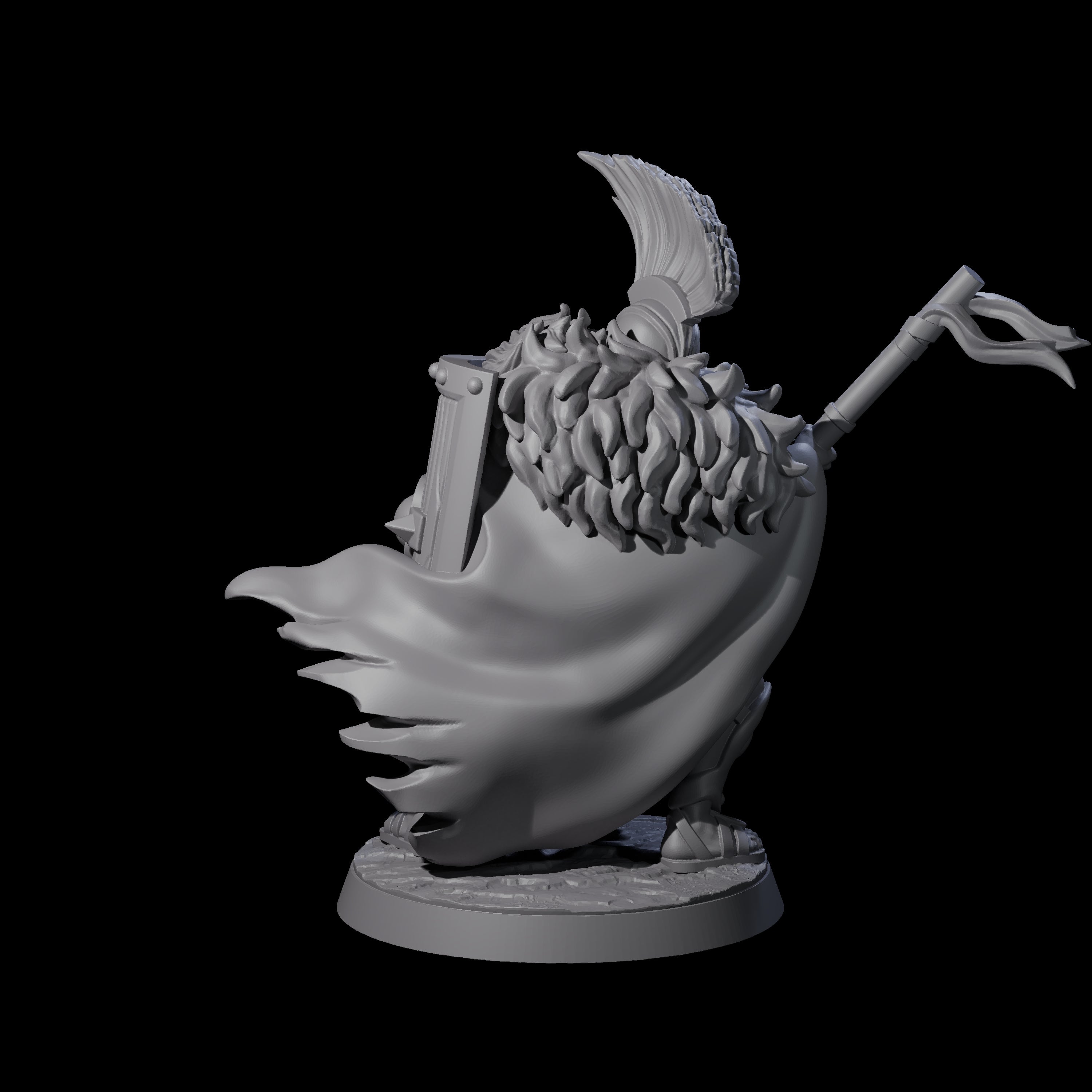 Striking Gladiator Miniature for Dungeons and Dragons, Pathfinder or other TTRPGs