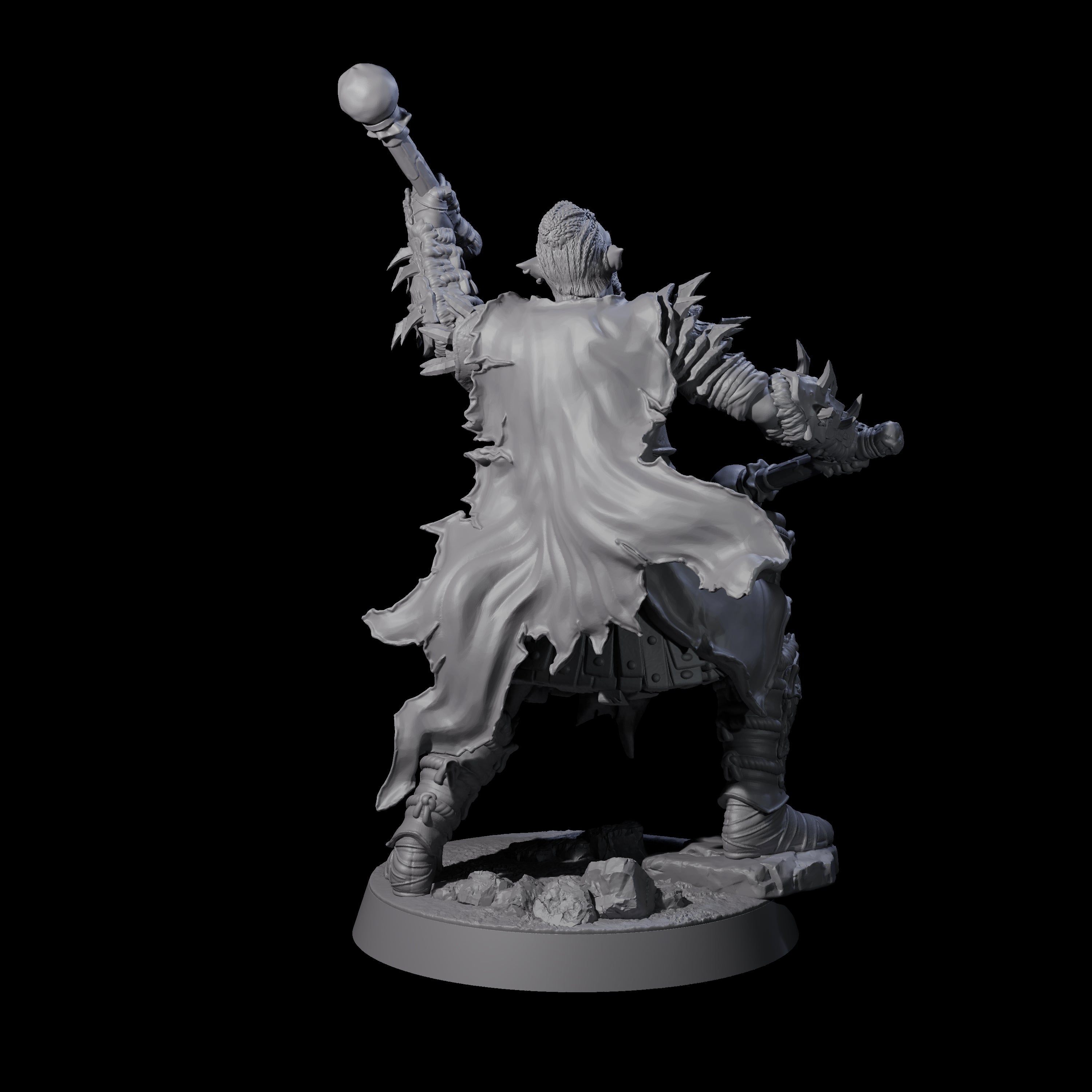 Striking Hobgoblin Drummer Miniature for Dungeons and Dragons, Pathfinder or other TTRPGs