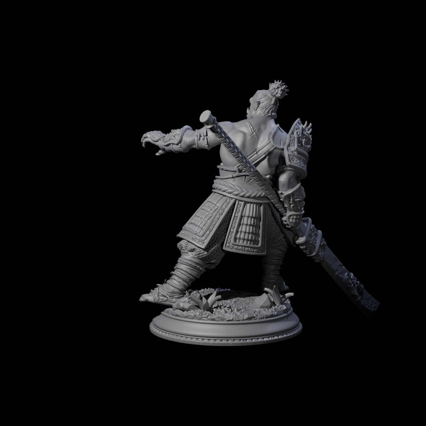 Striking Monk Miniature for Dungeons and Dragons, Pathfinder or other TTRPGs